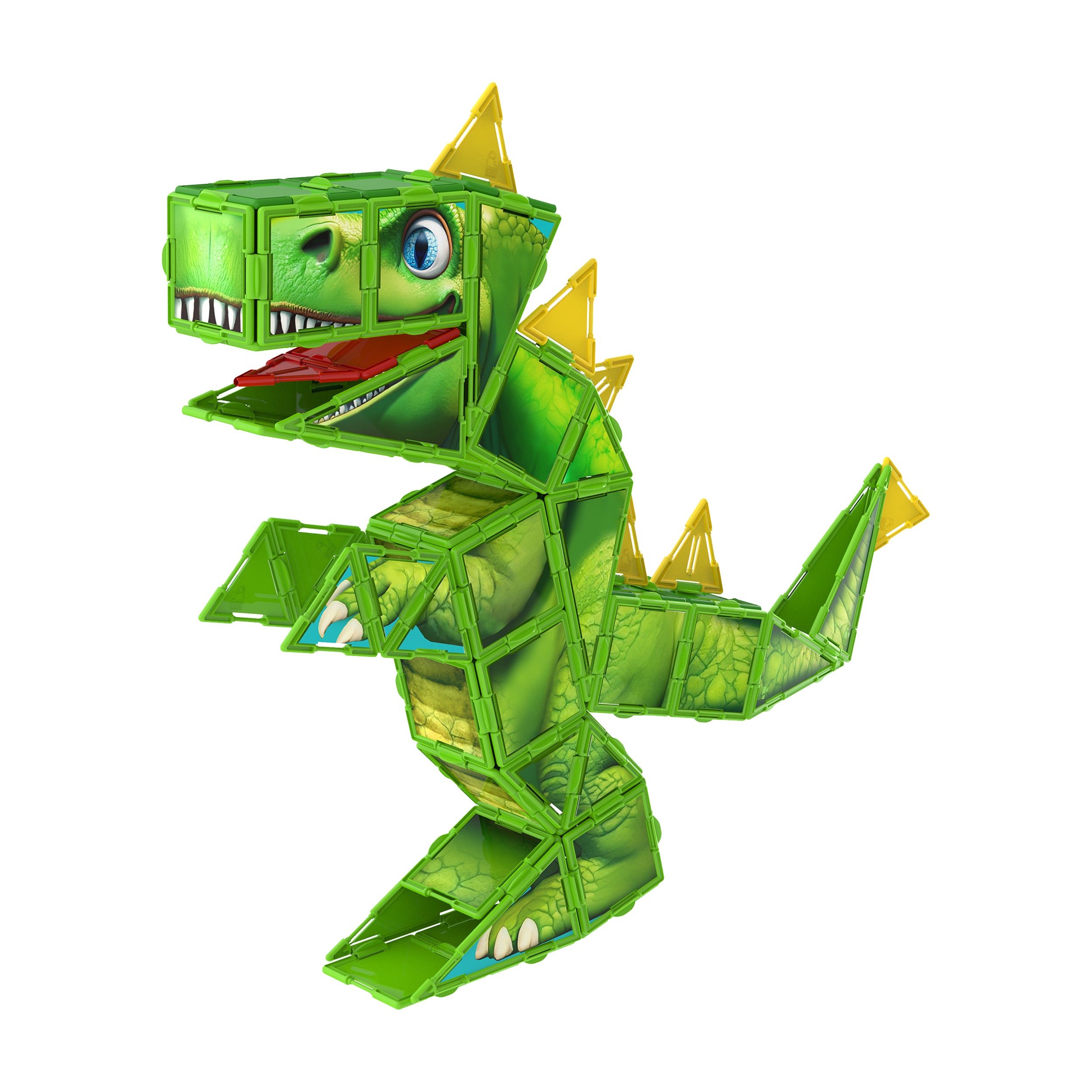 Alternative view of Techno Tiles - Dinosaur Creative Building Set, 200+ Pieces