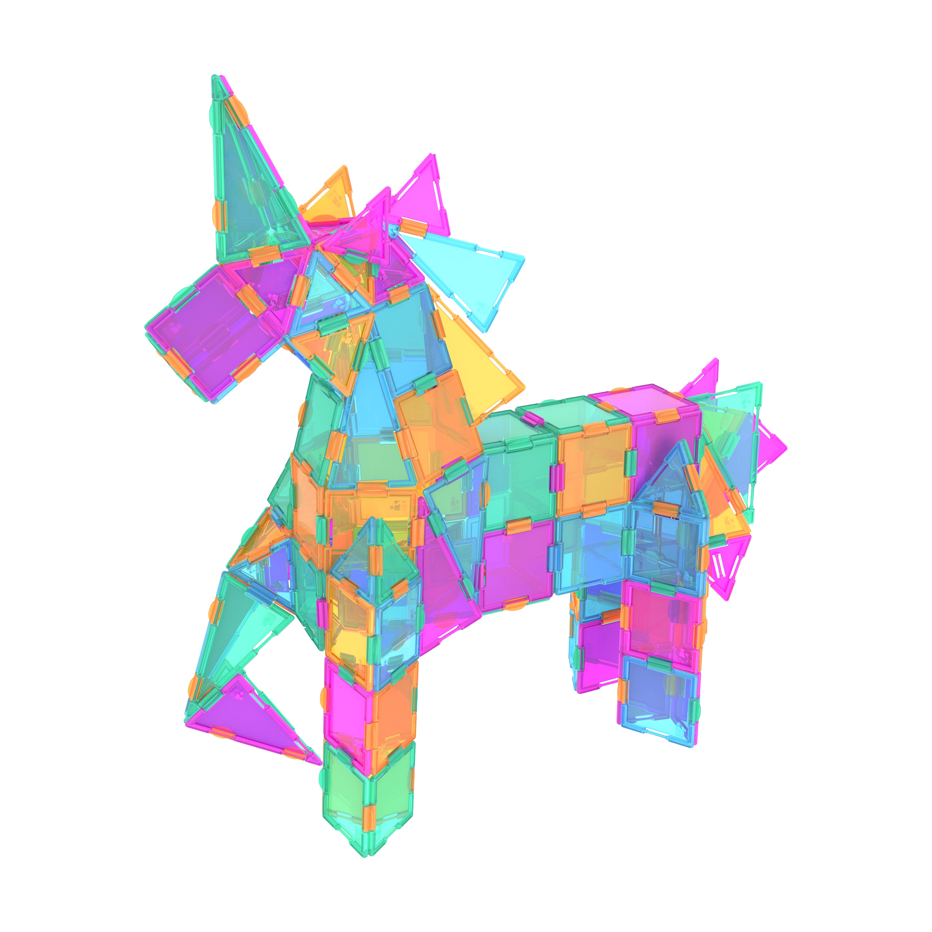 Alternative view of Techno Tiles Super Building Set - Pastel 400+ Pieces Pastel - Brain Boosting Builder