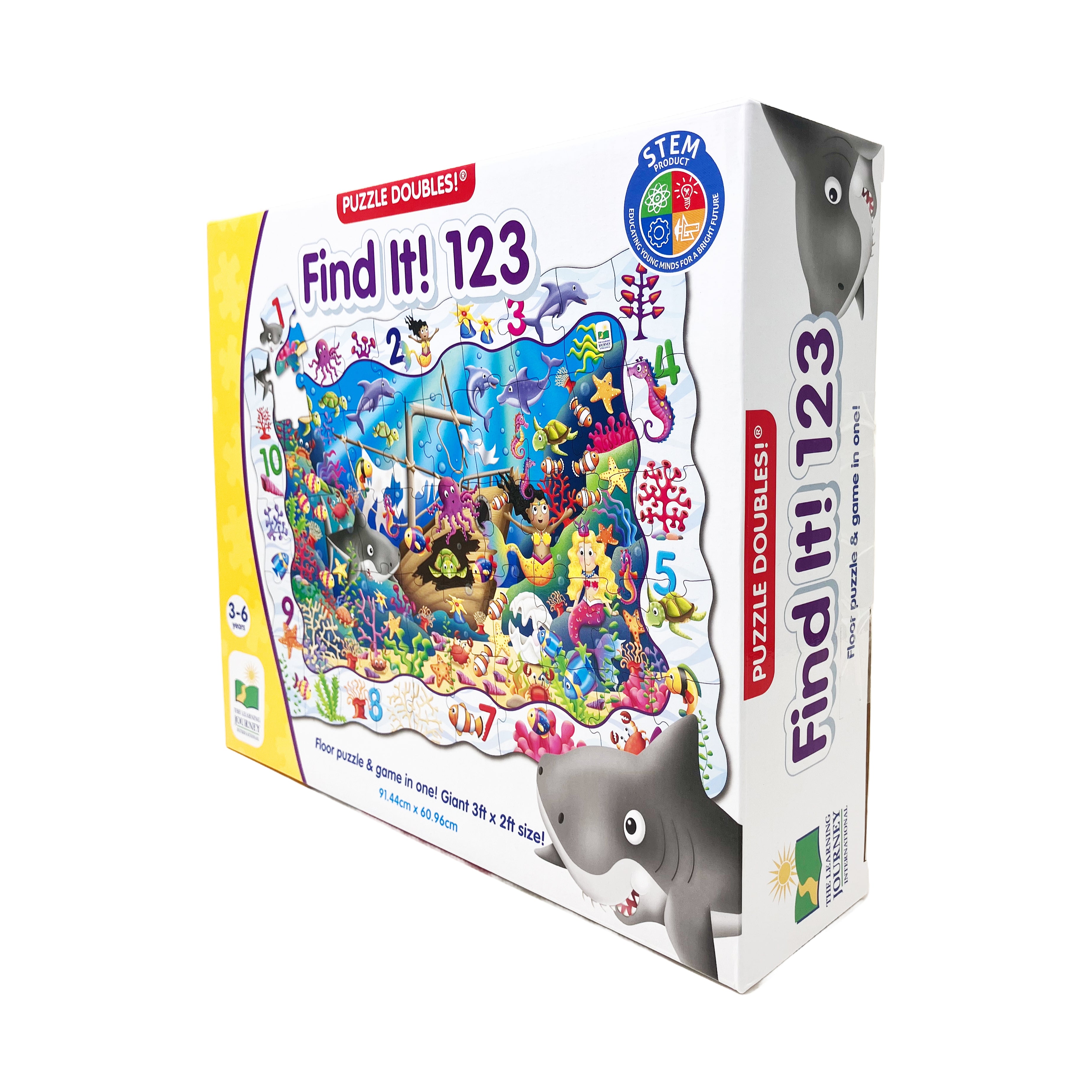 Alternative view of Puzzle Doubles! Find It Underwater Adventure - 50 pc