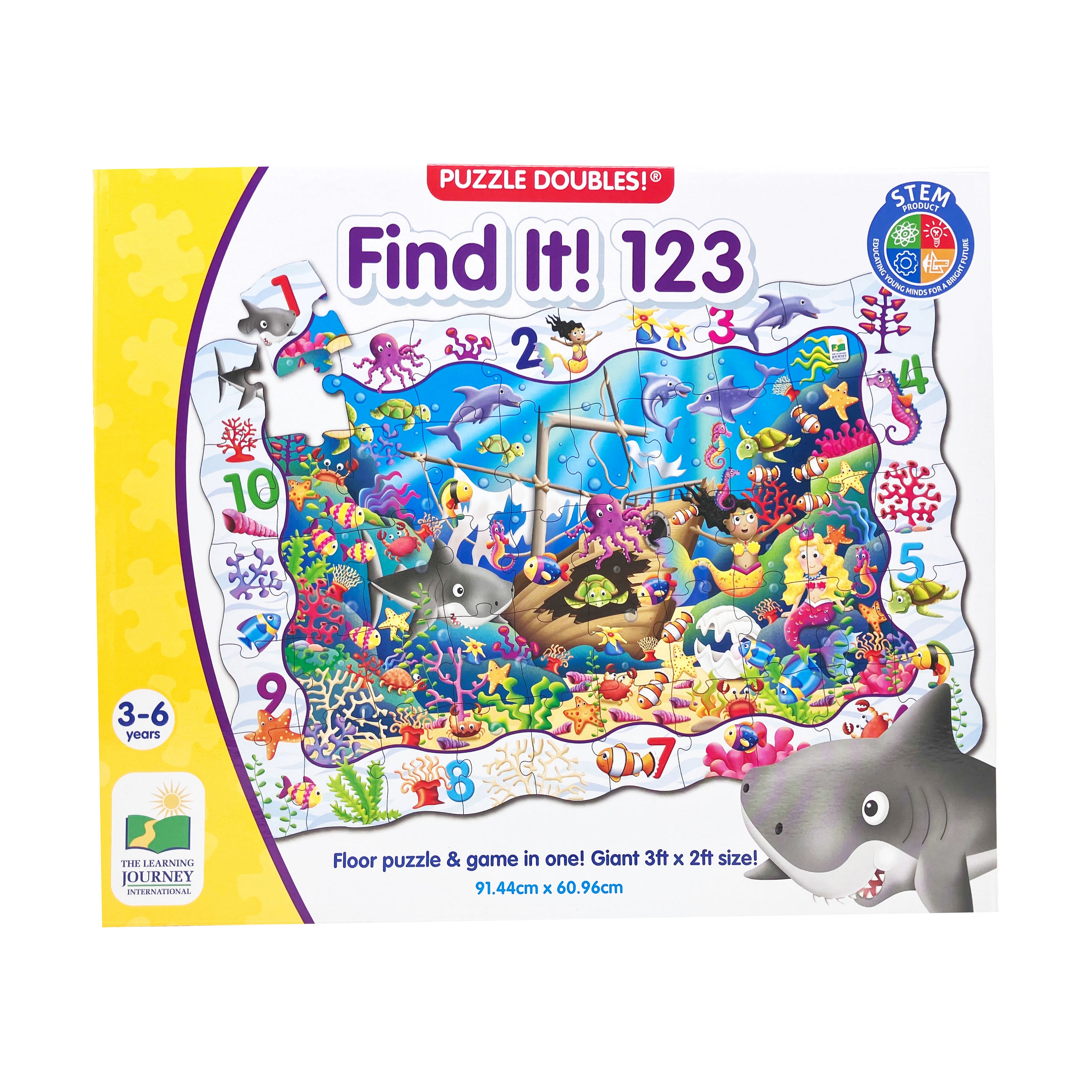 Puzzle Doubles! Find It Underwater Adventure - 50 pc - Image 3