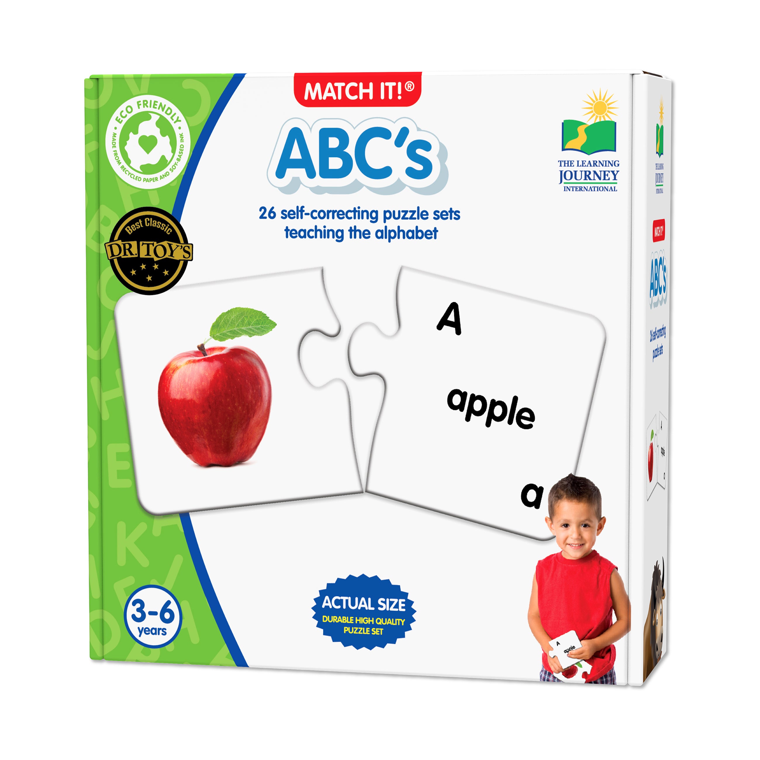 The Learning Journey Match It! - ABC's Puzzle Building Set