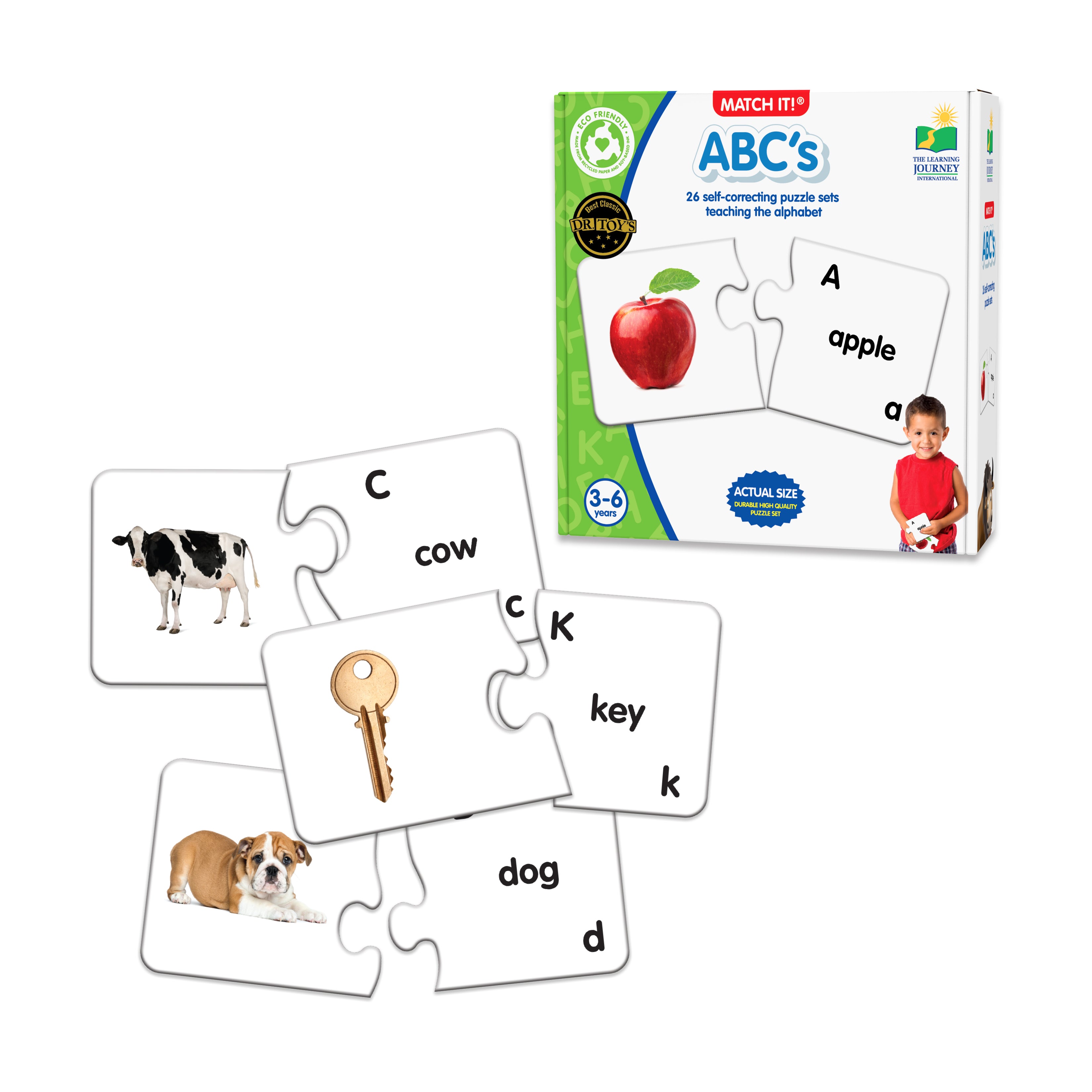 The Learning Journey Match It! - ABC's Puzzle Building Set - Image 3