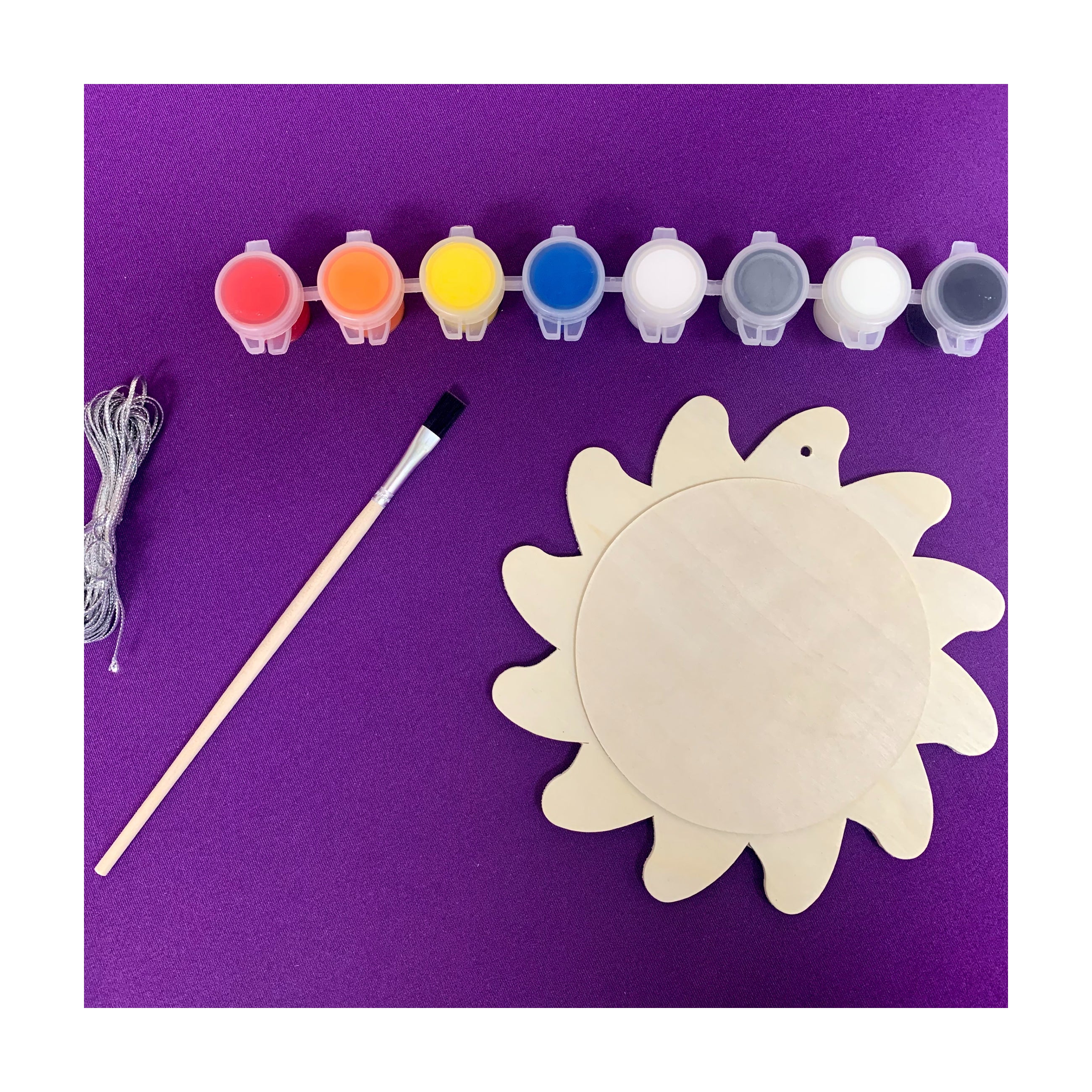 Works of Ahhh... NASA Solar System Mobile Wood Paint Kit - Image 4