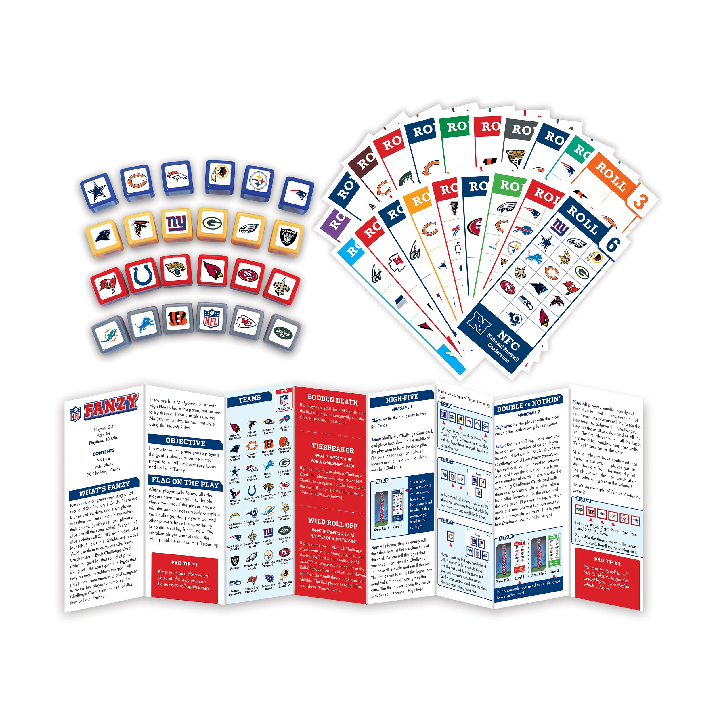 NFL Fanzy Dice Game - Fast-Paced Football Dice Challenge - Image 2