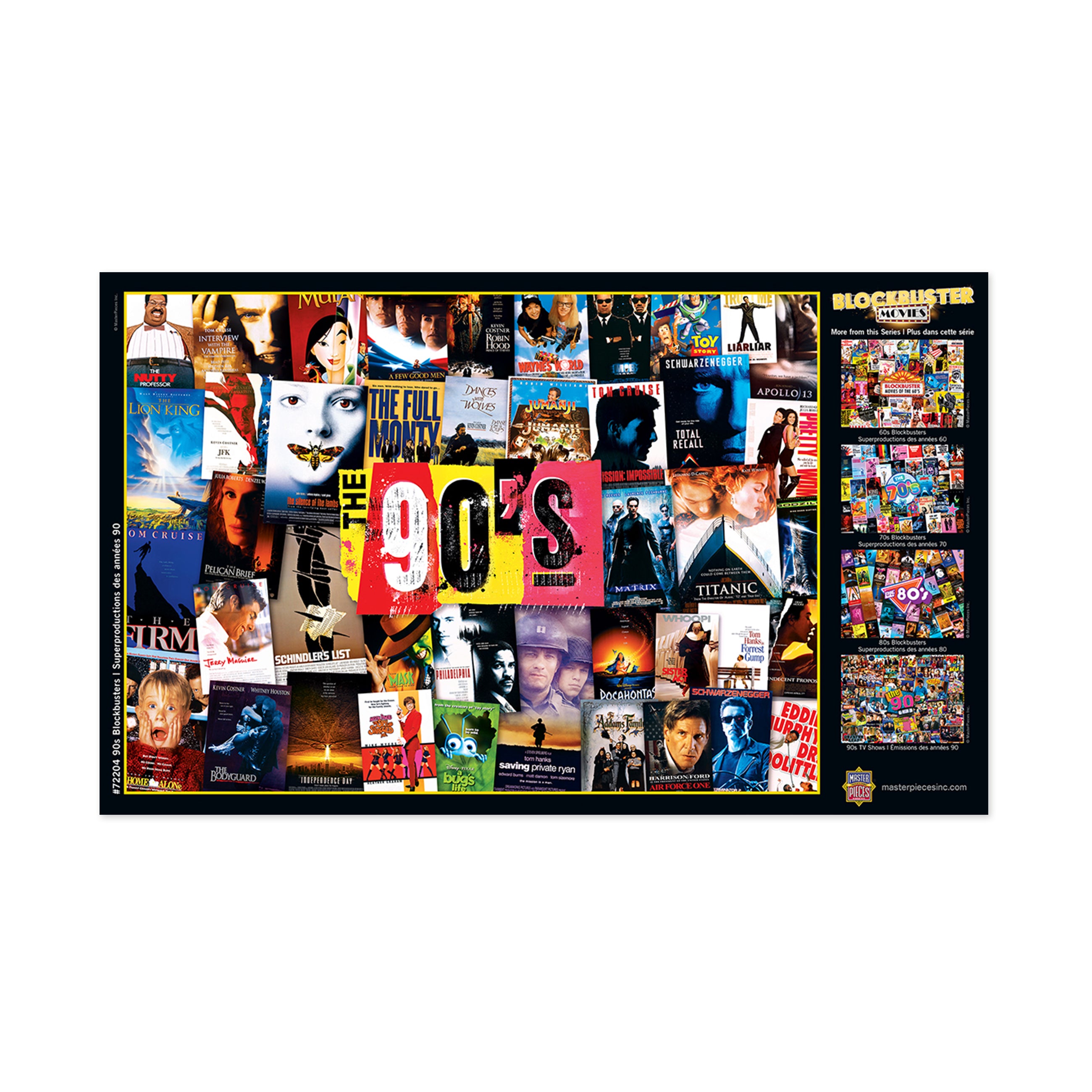 MasterPieces 90s Blockbusters Jigsaw Puzzle - 1000 pc - Image 5
