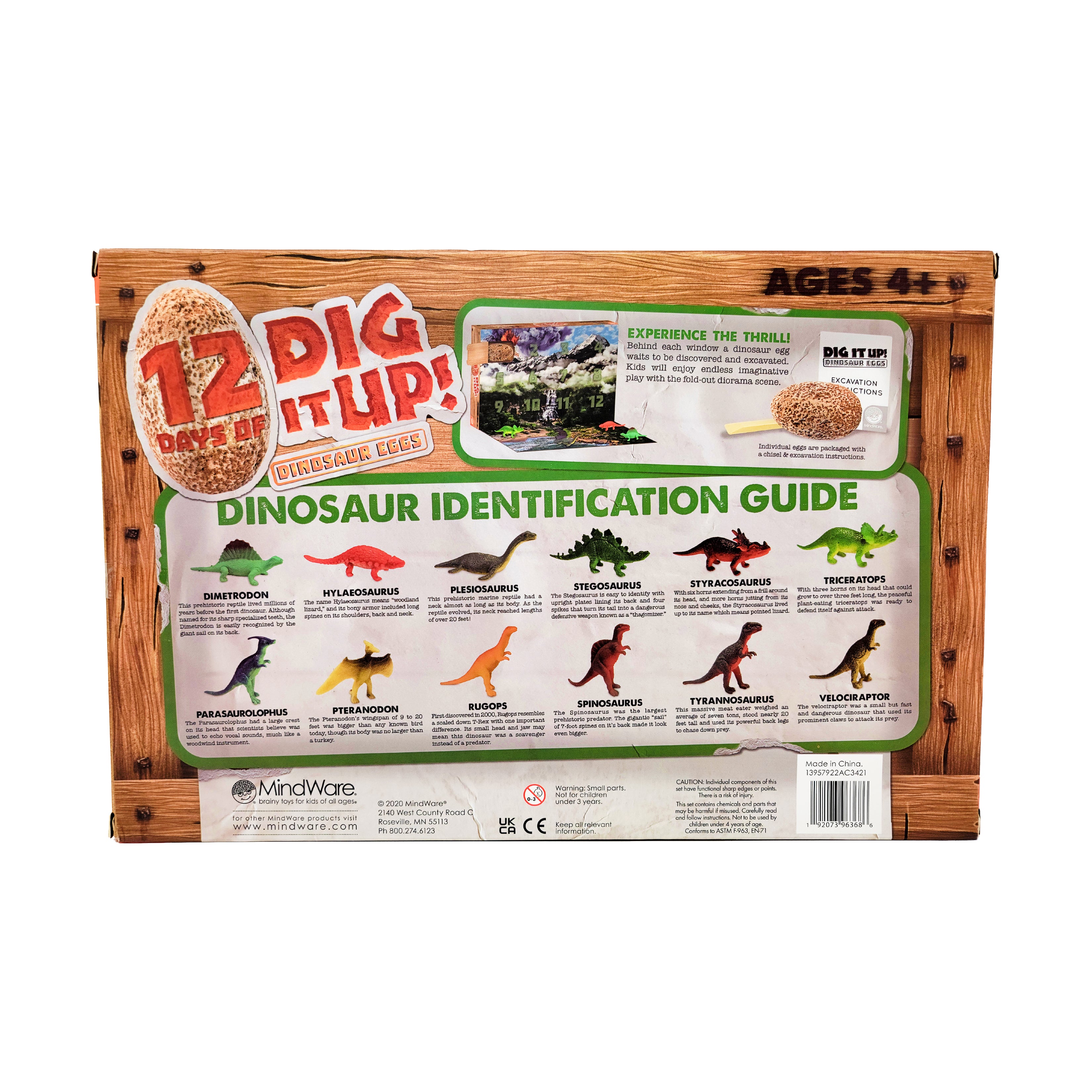 Alternative view of Dig It Up! Dinosaur Discovery Countdown Kit – 12 Exciting Dino Eggs