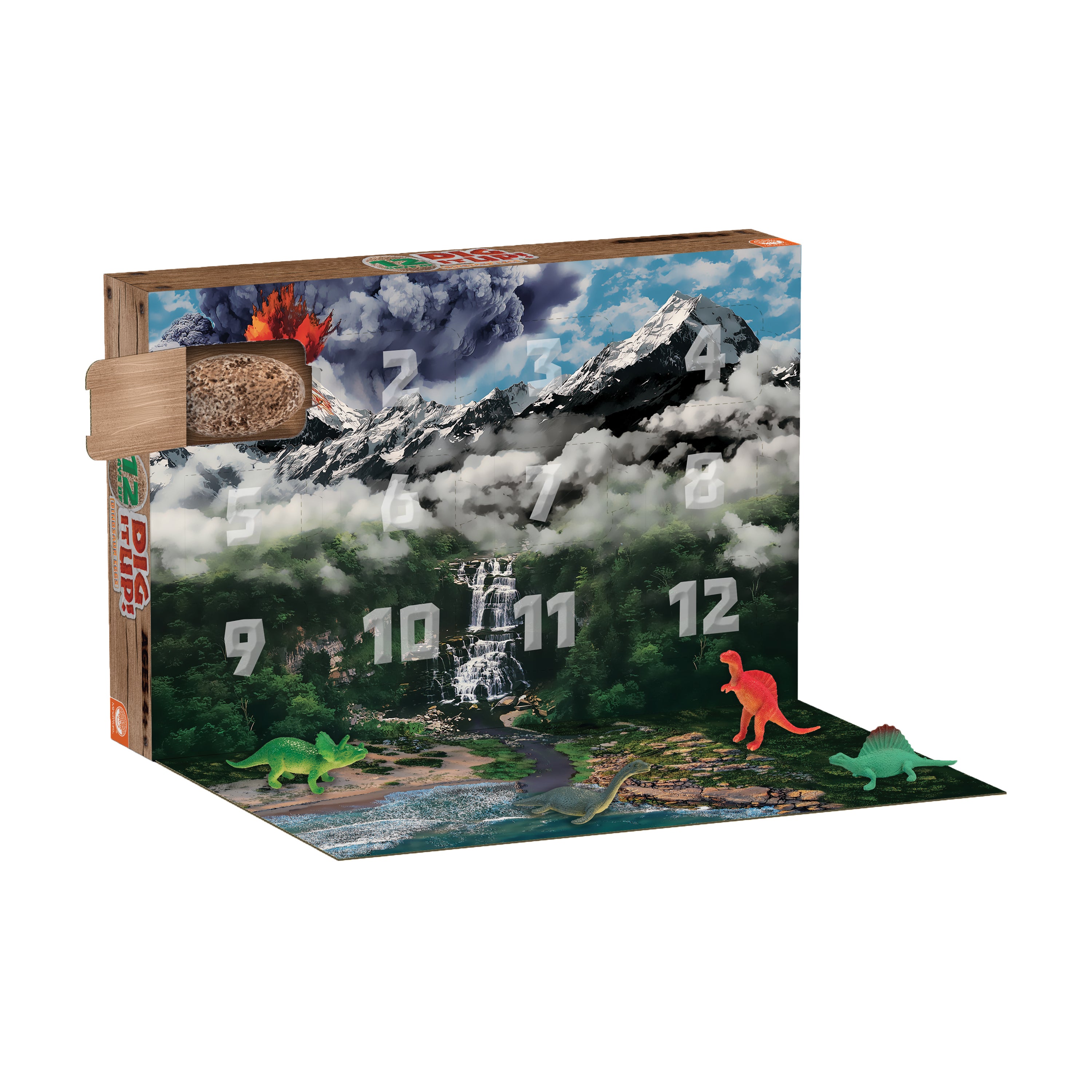 Dig It Up! Dinosaur Discovery Countdown Kit – 12 Exciting Dino Eggs - Image 3
