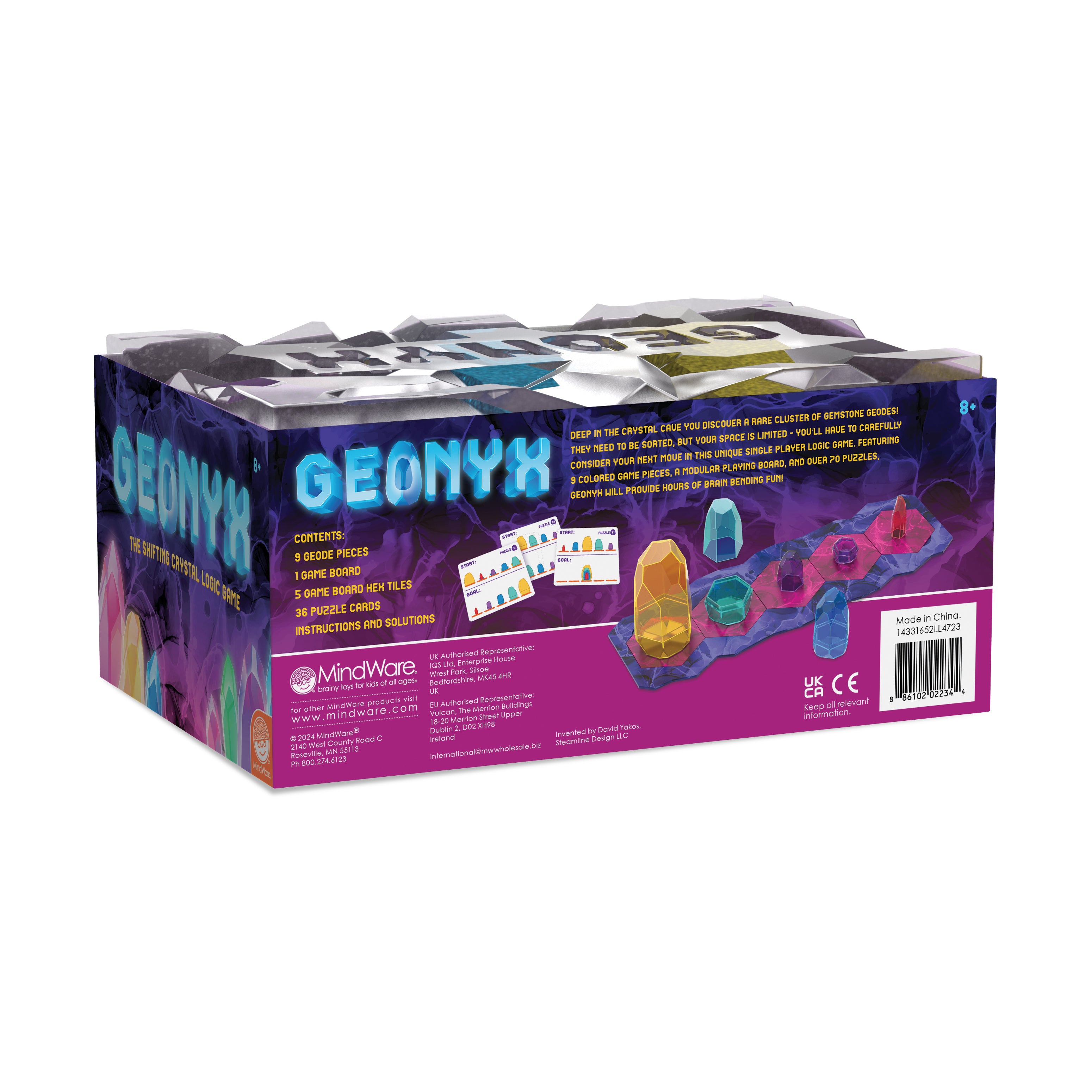 Alternative view of Geonyx Shifting Crystal Solo Logic Puzzle Game