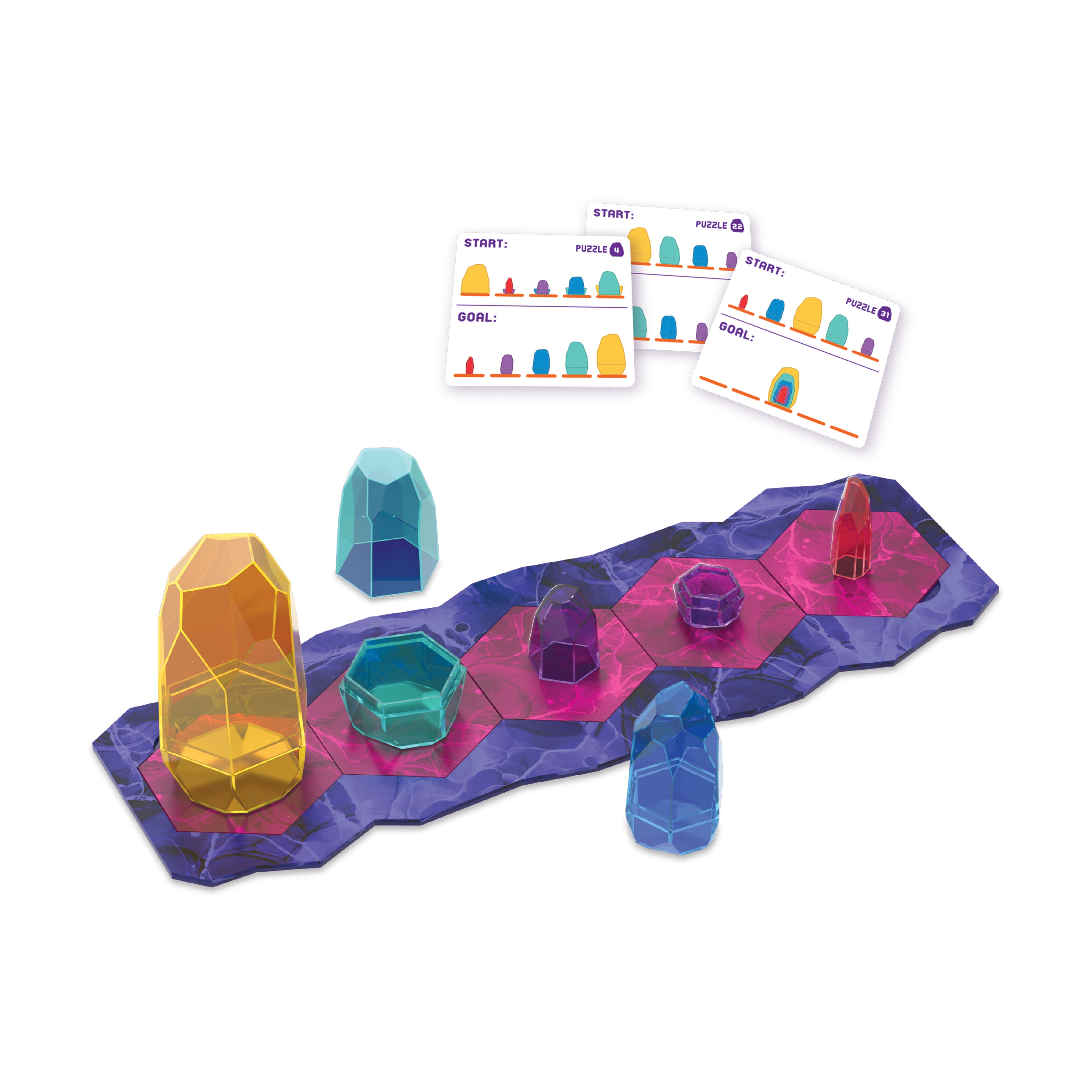 Geonyx Shifting Crystal Solo Logic Puzzle Game - Image 4