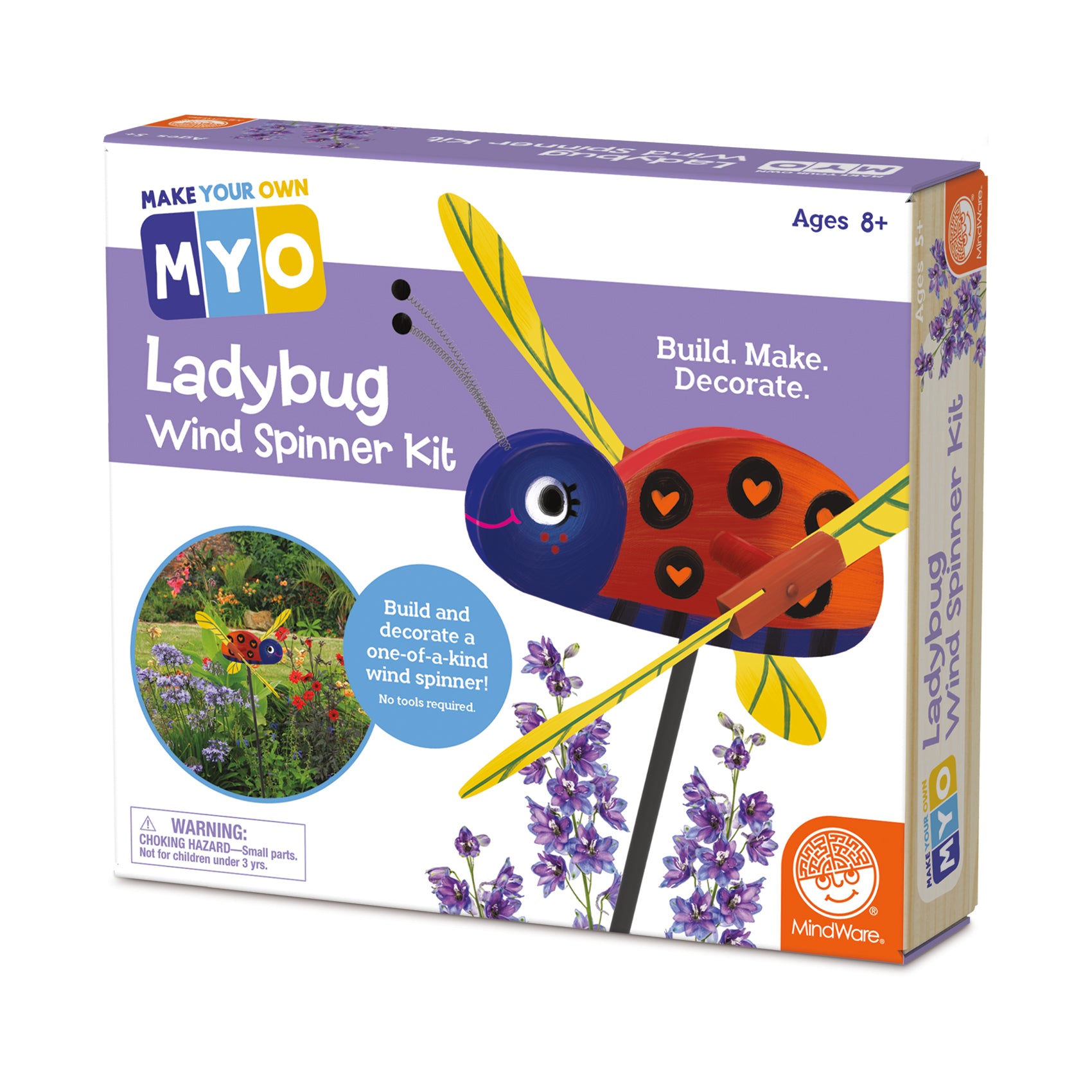 Alternative view of DIY Ladybug Wind Spinner Craft Kit - Create & Paint Your Garden Ornament