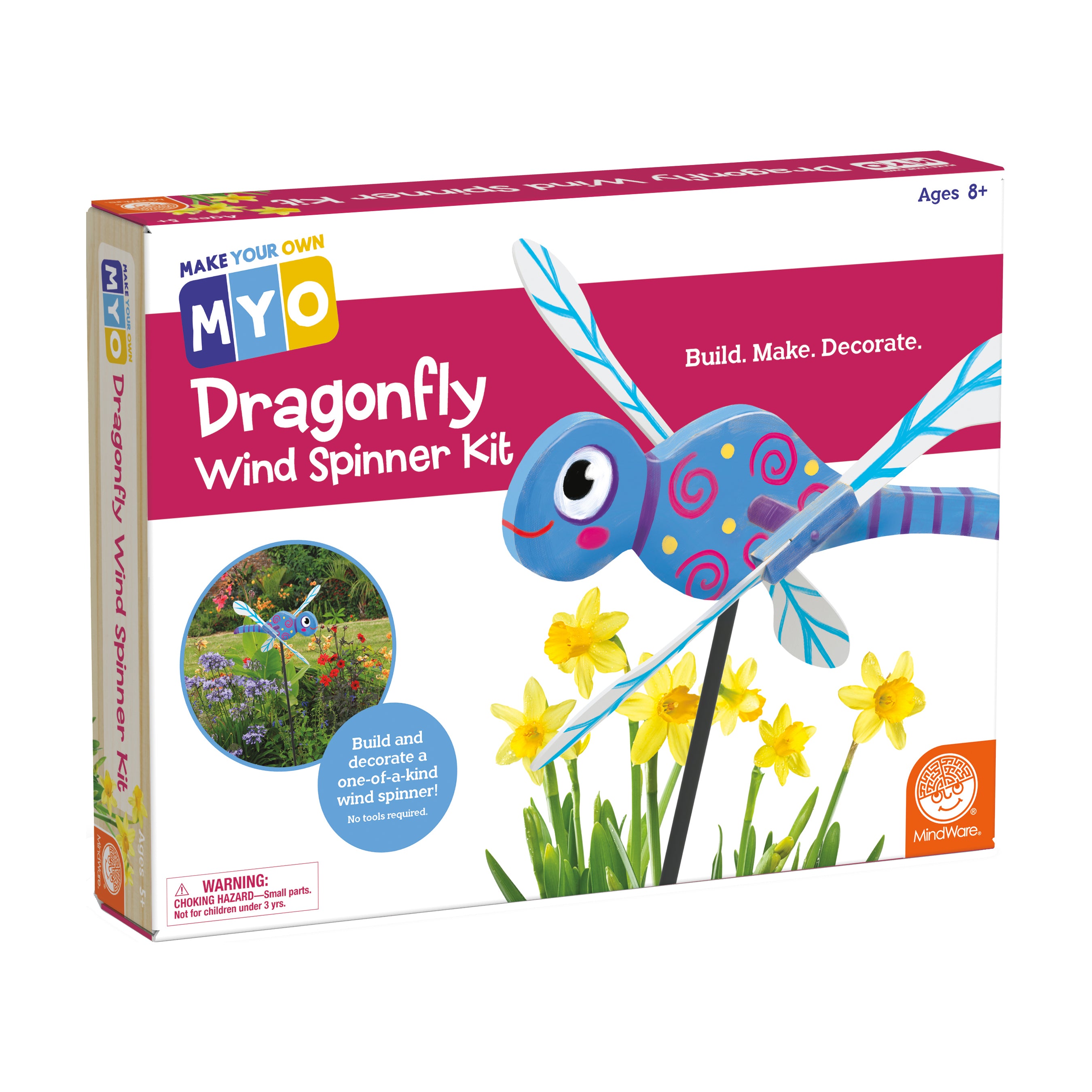 DIY Dragonfly Wind Spinner Craft Kit - Garden Art
