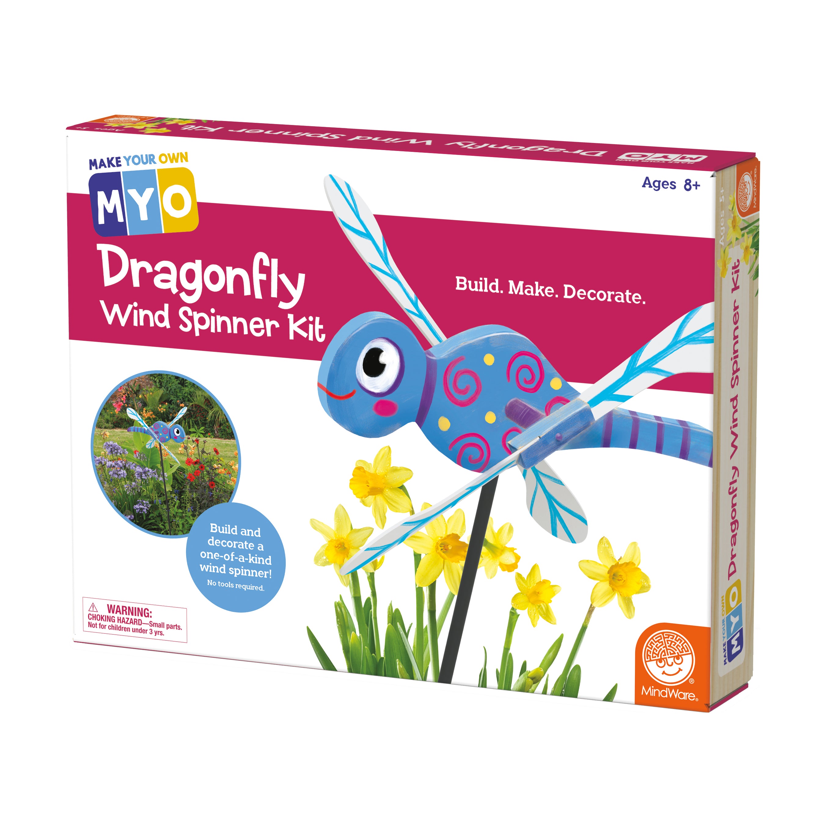 Alternative view of DIY Dragonfly Wind Spinner Craft Kit - Garden Art