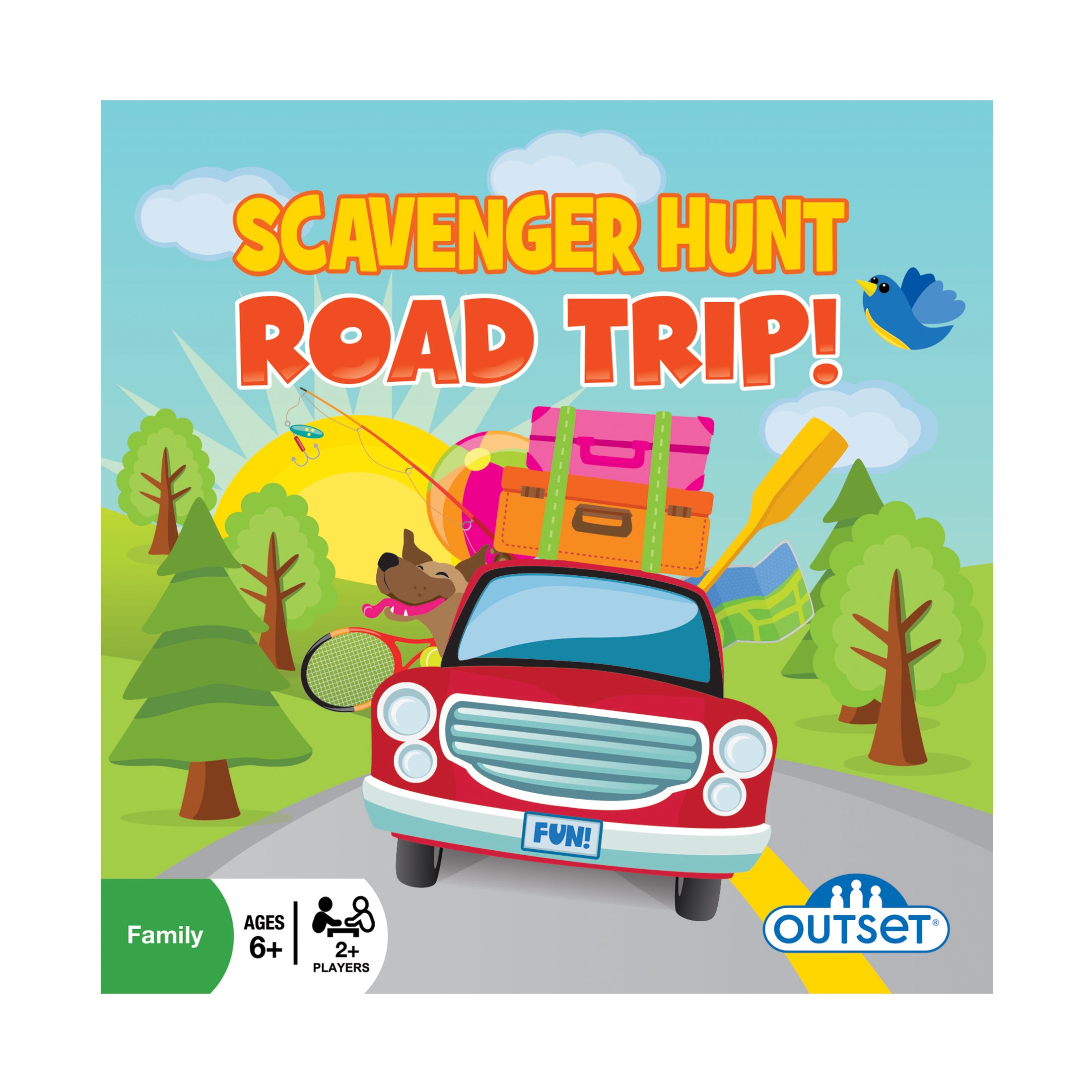 Alternative view of Scavenger Hunt Road Trip! Family Card Game