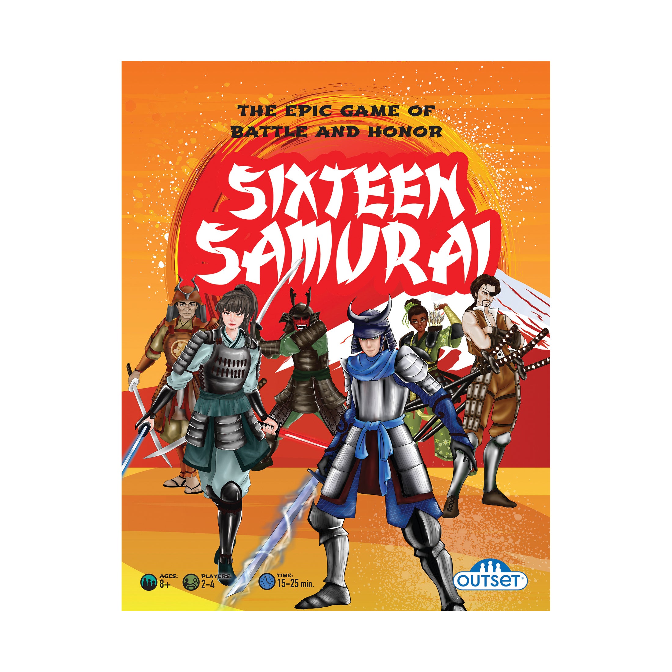 Alternative view of Sixteen Samurai: Epic Battles Card & Dice Game