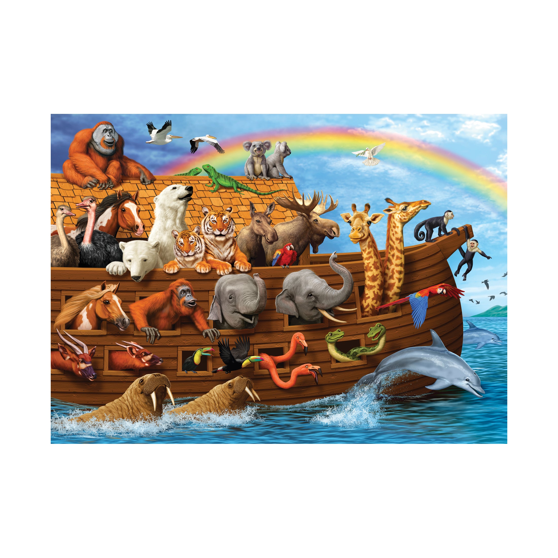 Alternative view of Cobble Hill Voyage of the Ark Family Puzzle - 350 pcs