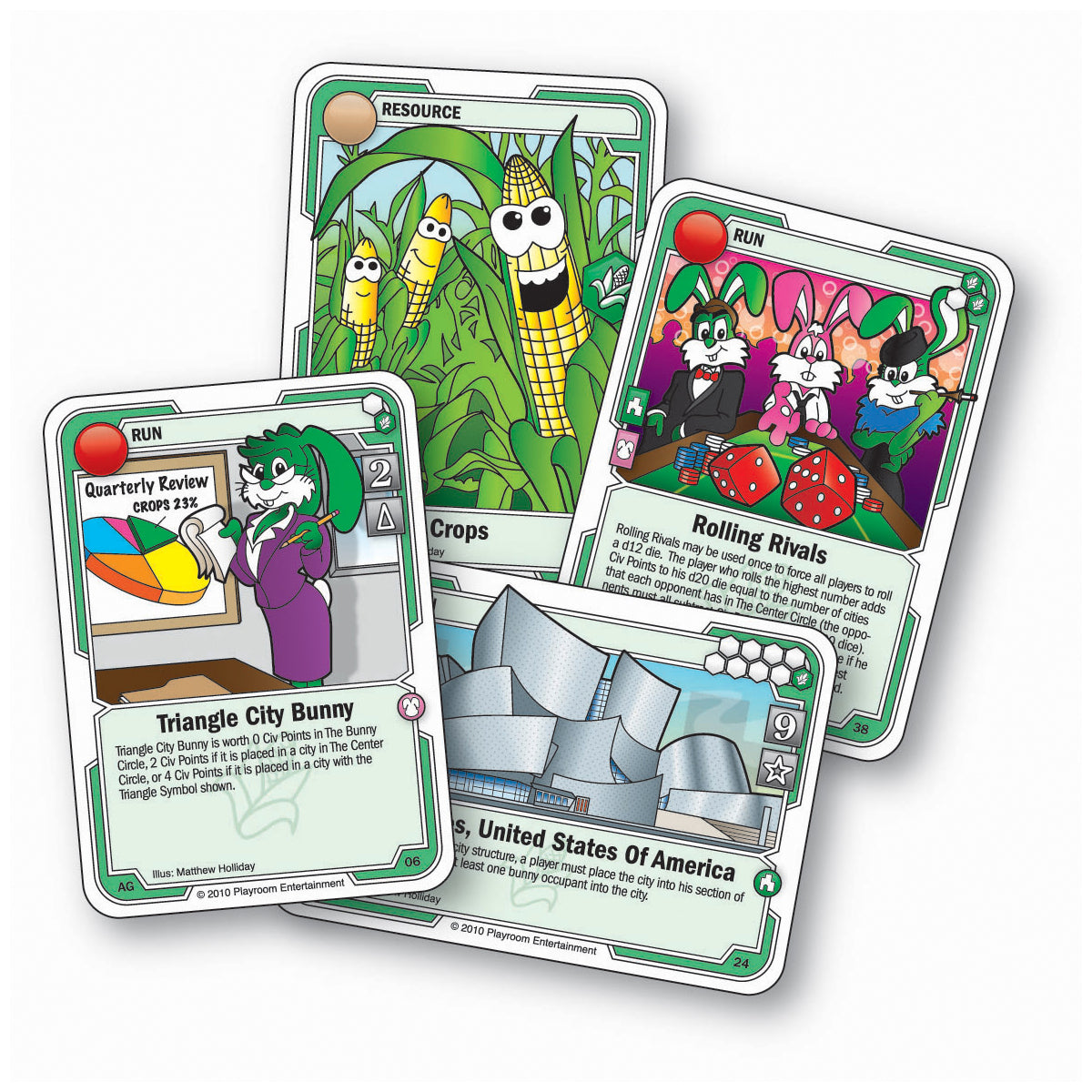 Alternative view of Killer Bunnies Odyssey Crops Starter Deck: Build, Battle & Harvest!
