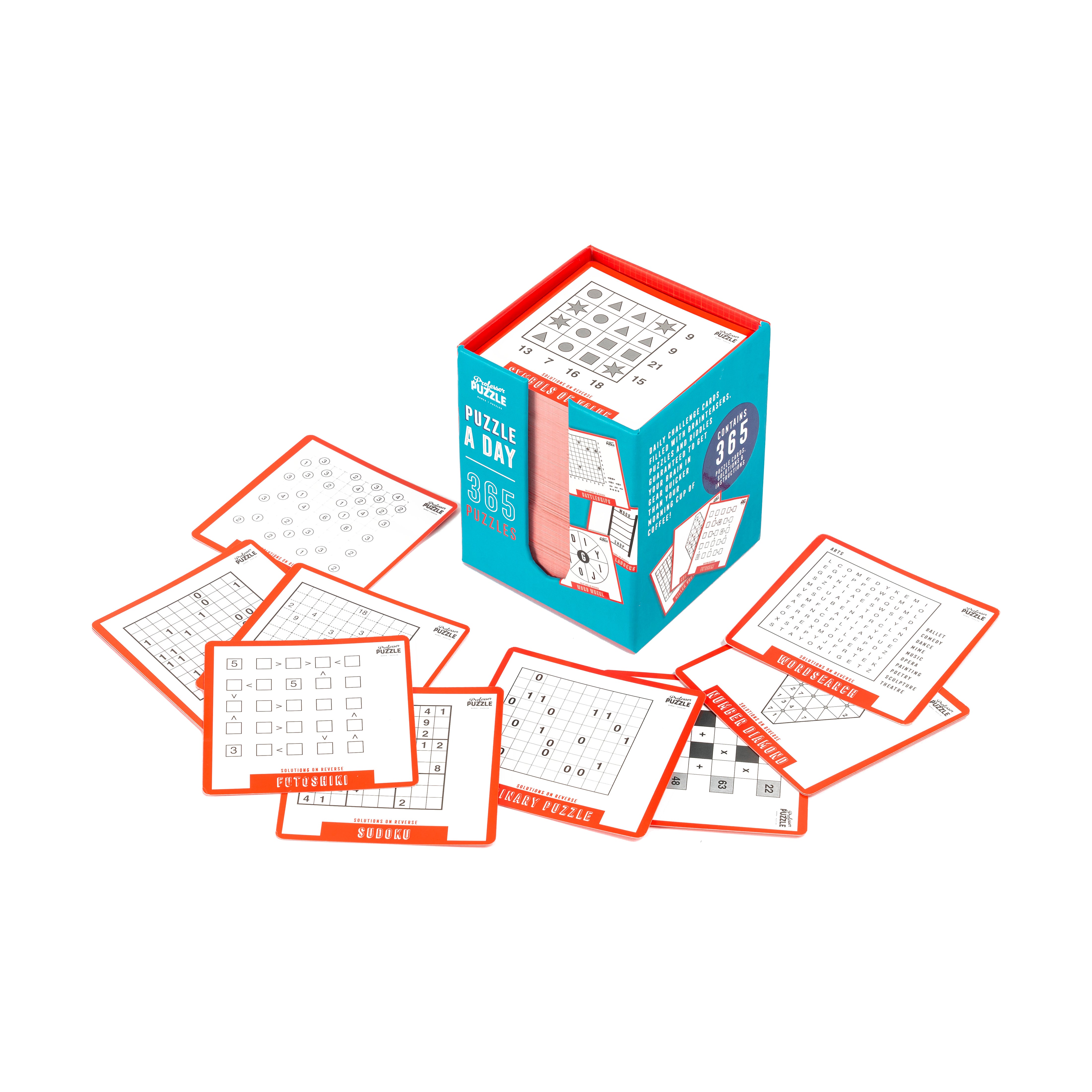 Professor Puzzle 365 Challenge Brain Teasers Set - Image 5