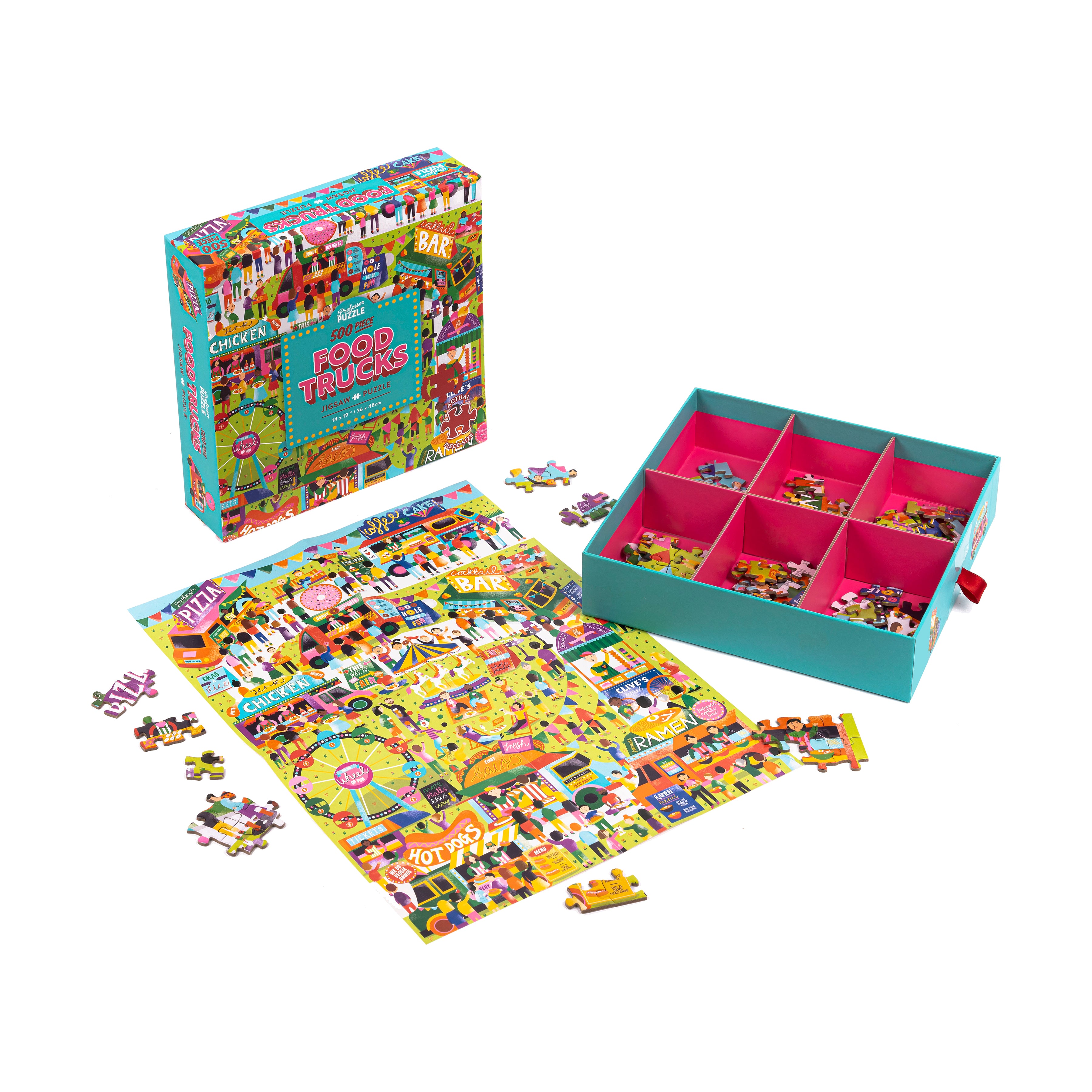 Food Trucks Festival Jigsaw Puzzle - 500 pcs - Image 2