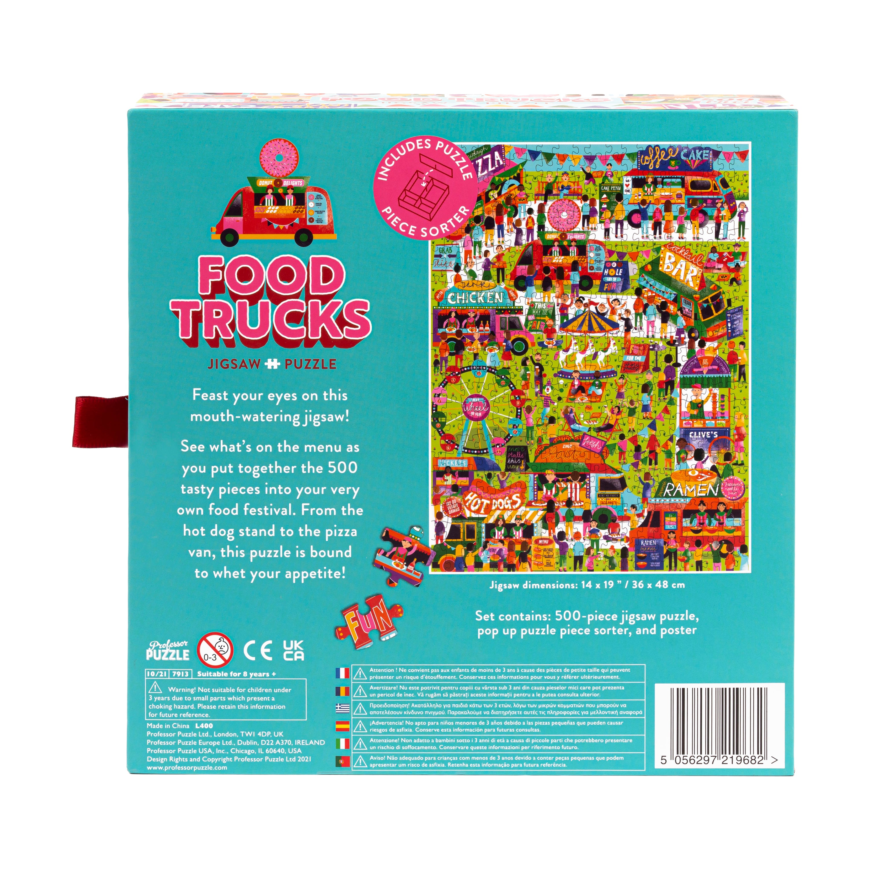 Food Trucks Festival Jigsaw Puzzle - 500 pcs - Image 4
