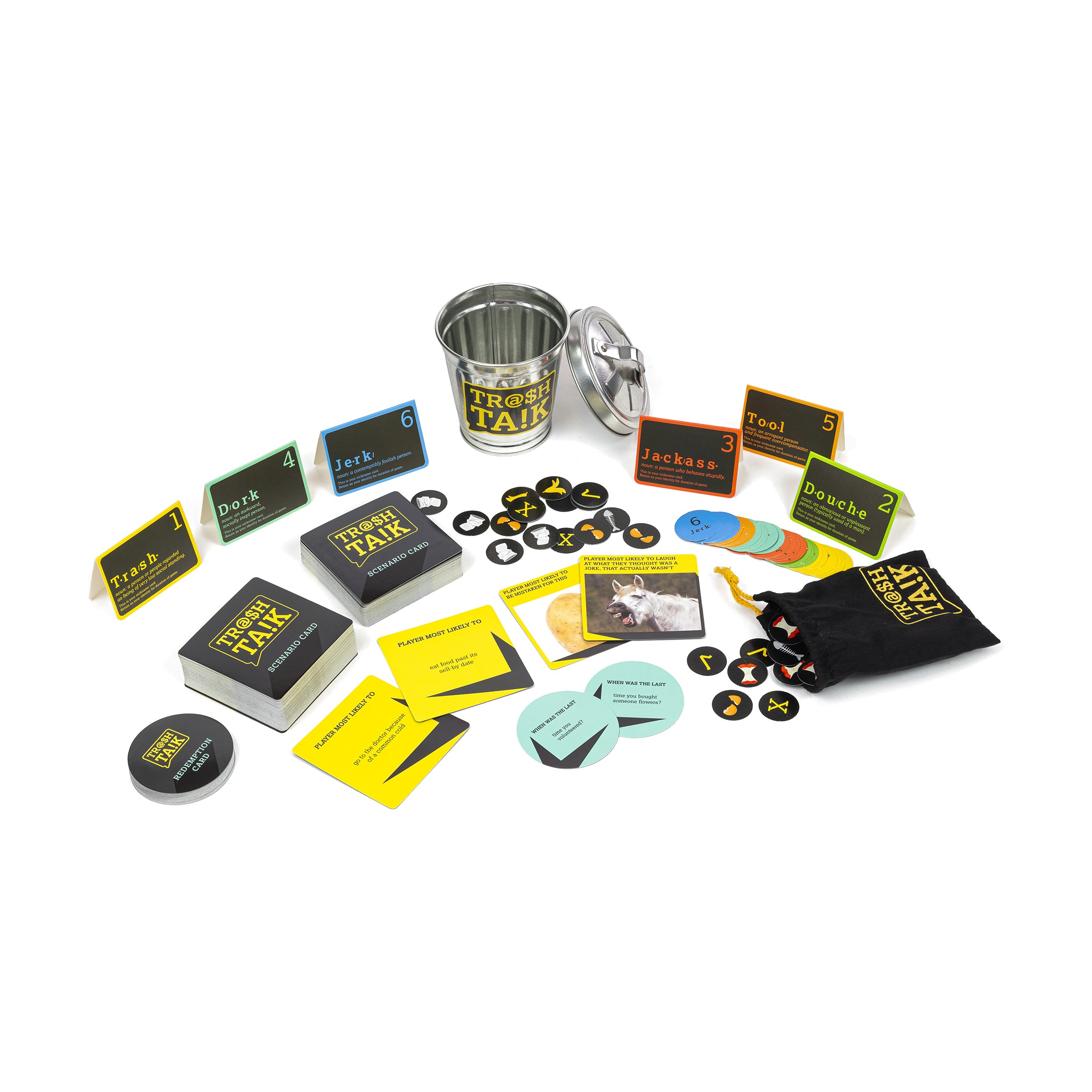 Alternative view of Trash Talk: The Ultimate Name & Shame Party Game by Looney Goose