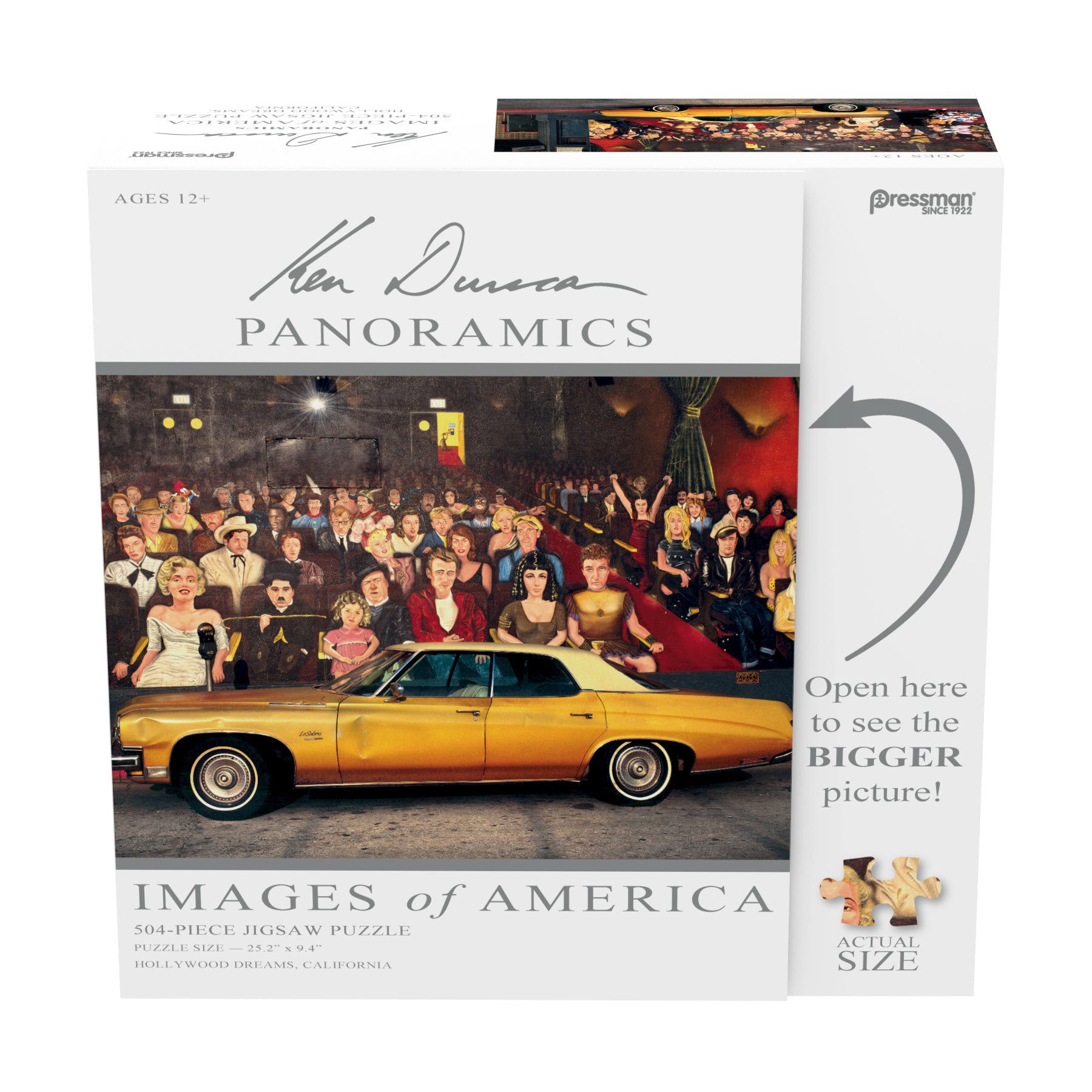 Alternative view of Pressman Ken Duncan Panoramics Hollywood Dreams Puzzle - 504 pc