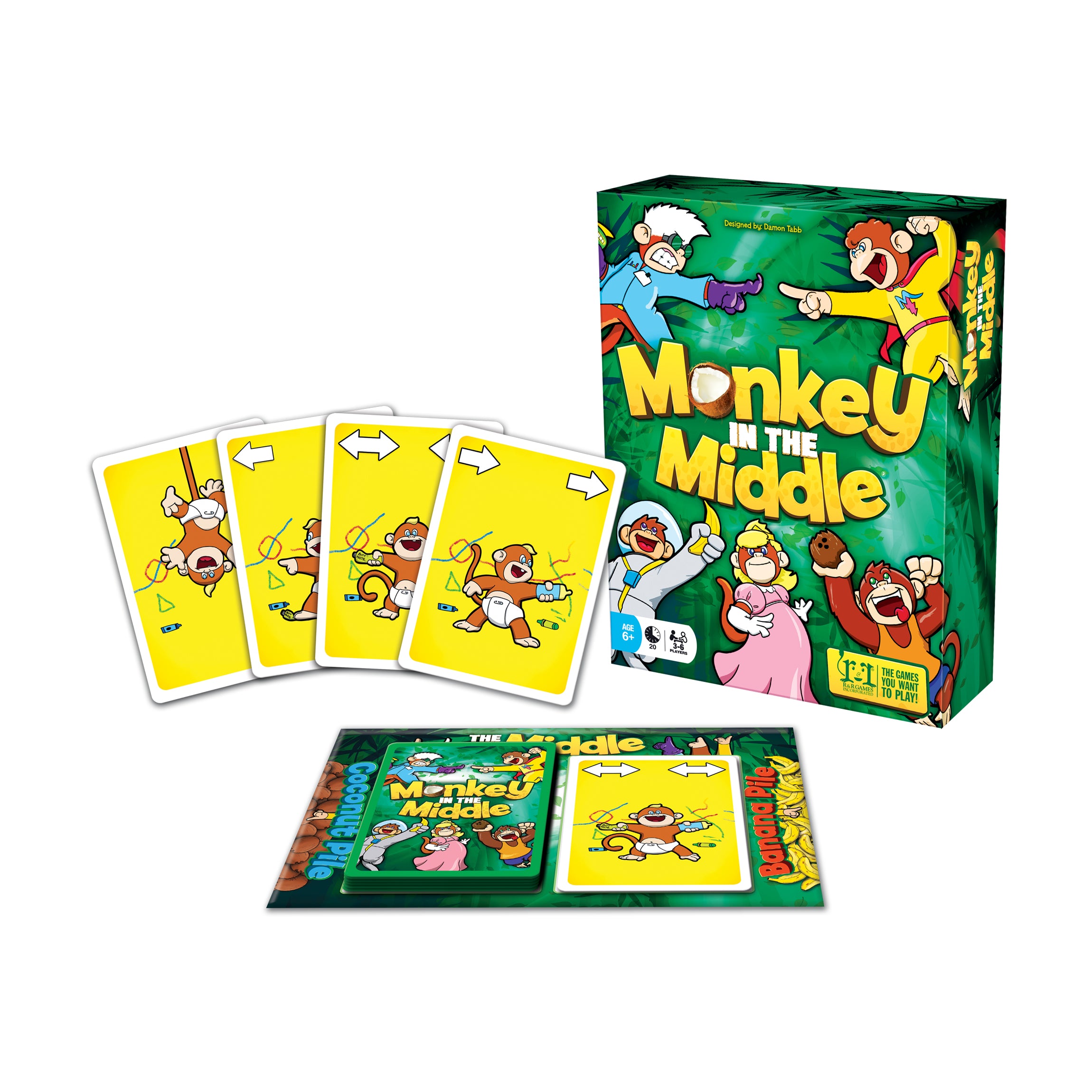 Monkey in the Middle Jungle Card Game - Image 3