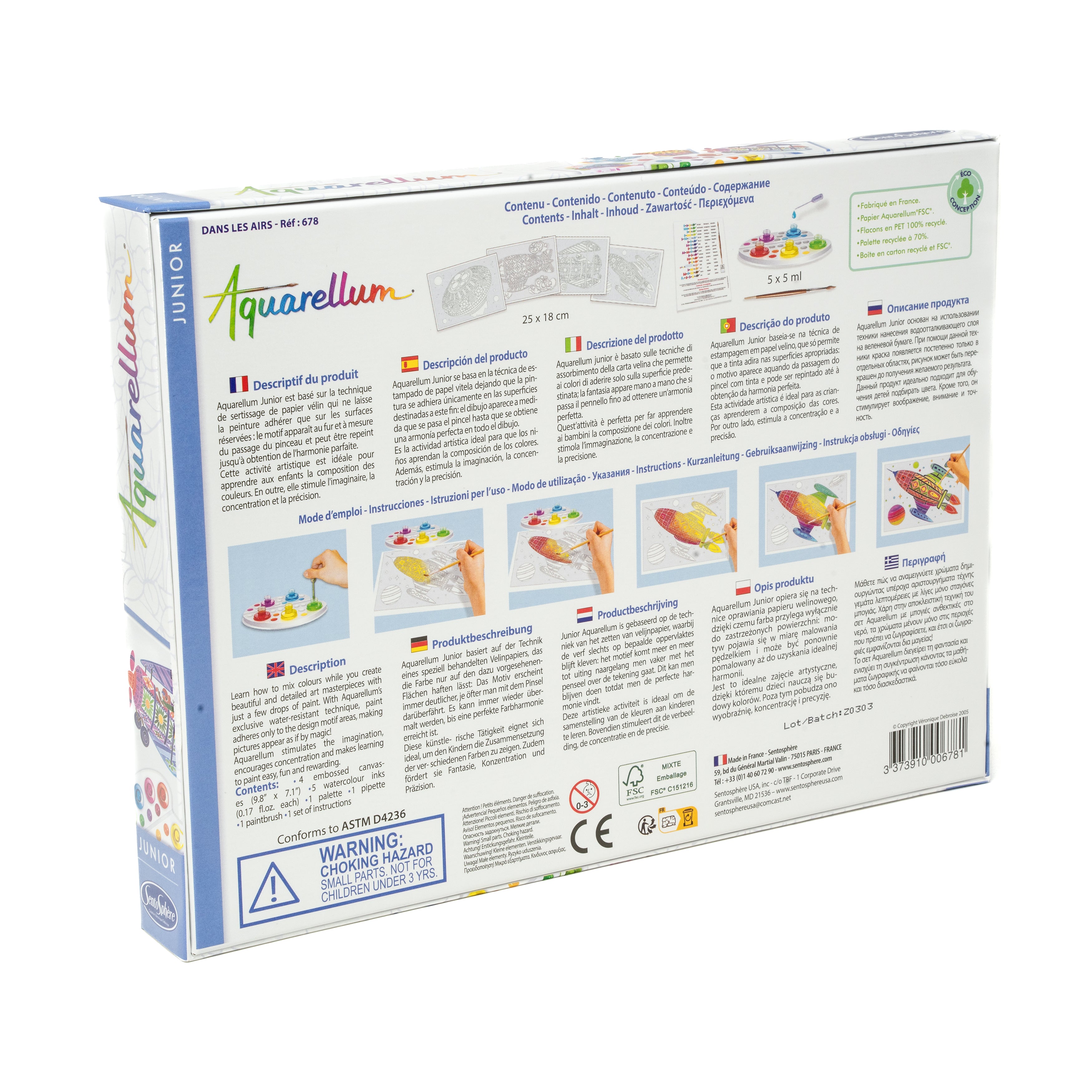 Alternative view of Aquarellum Junior In the Air Watercolor Craft Kit