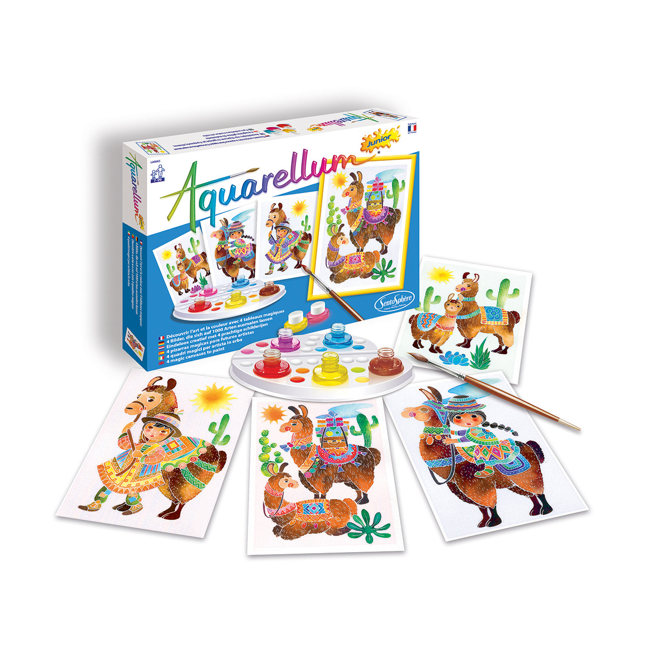 Alternative view of Aquarellum Junior Lamas Watercolor Painting Kit - Art Set