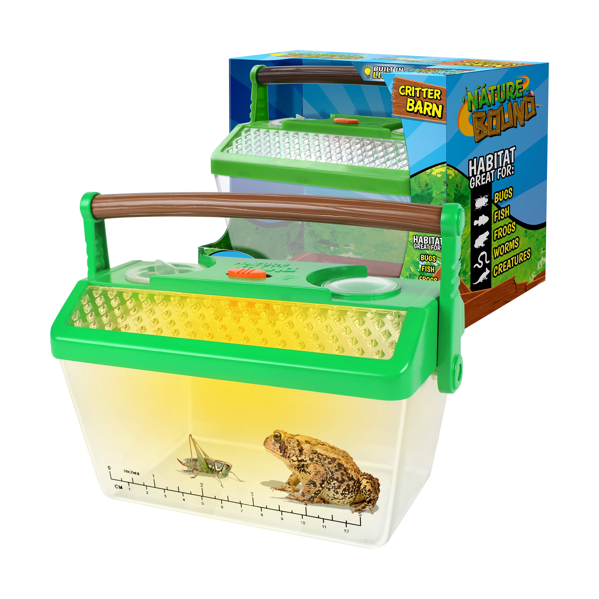 Nature Bound Bug Catcher Critter Barn Habitat with Built-in Light