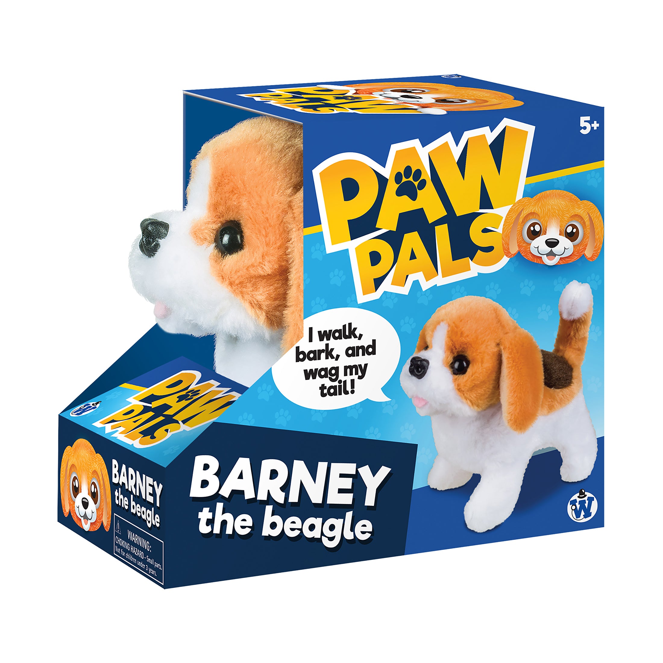 Alternative view of Westminster Paw Pals 6 inch Interactive Barney the Beagle
