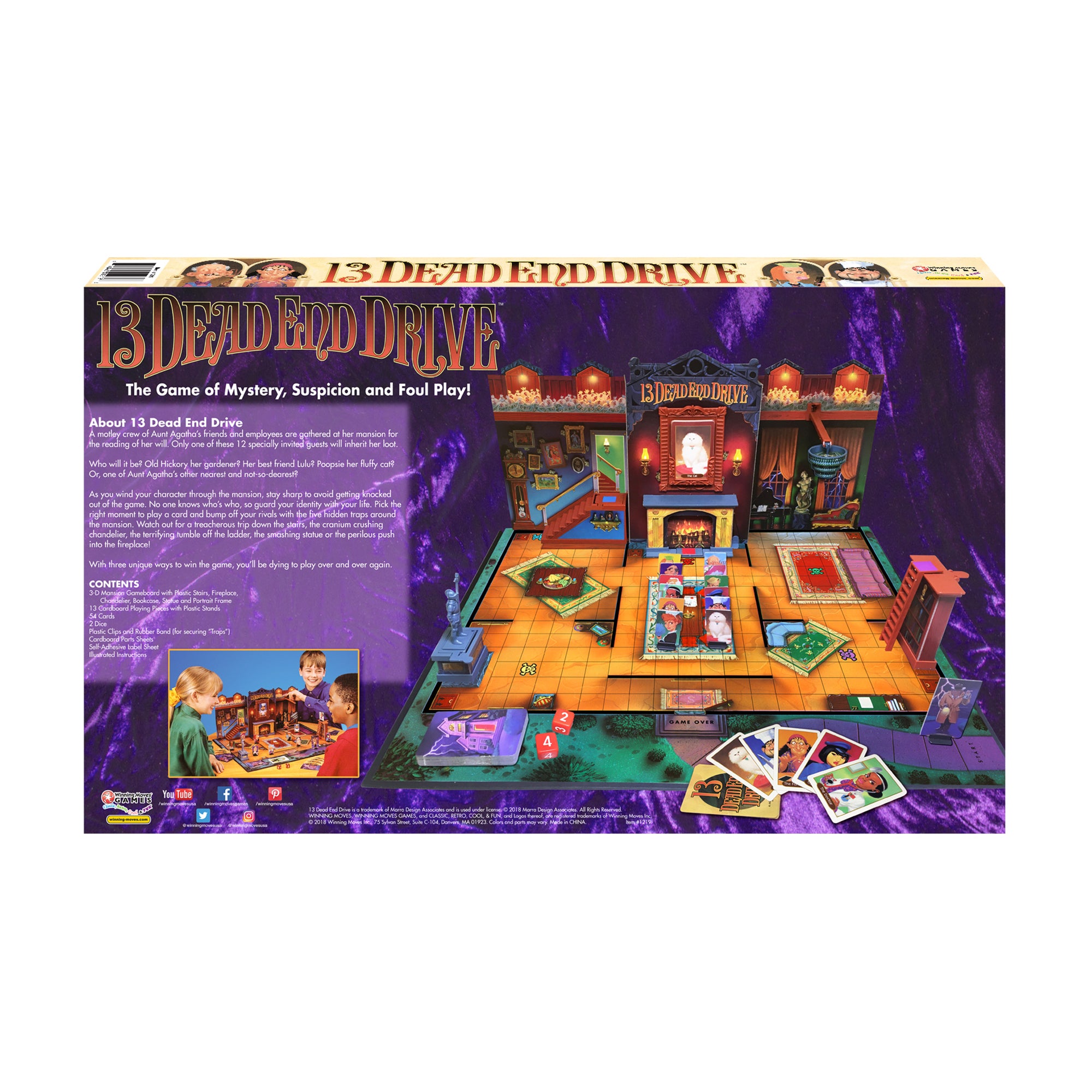 Alternative view of 13 Dead End Drive Board Game by Winning Moves Games USA