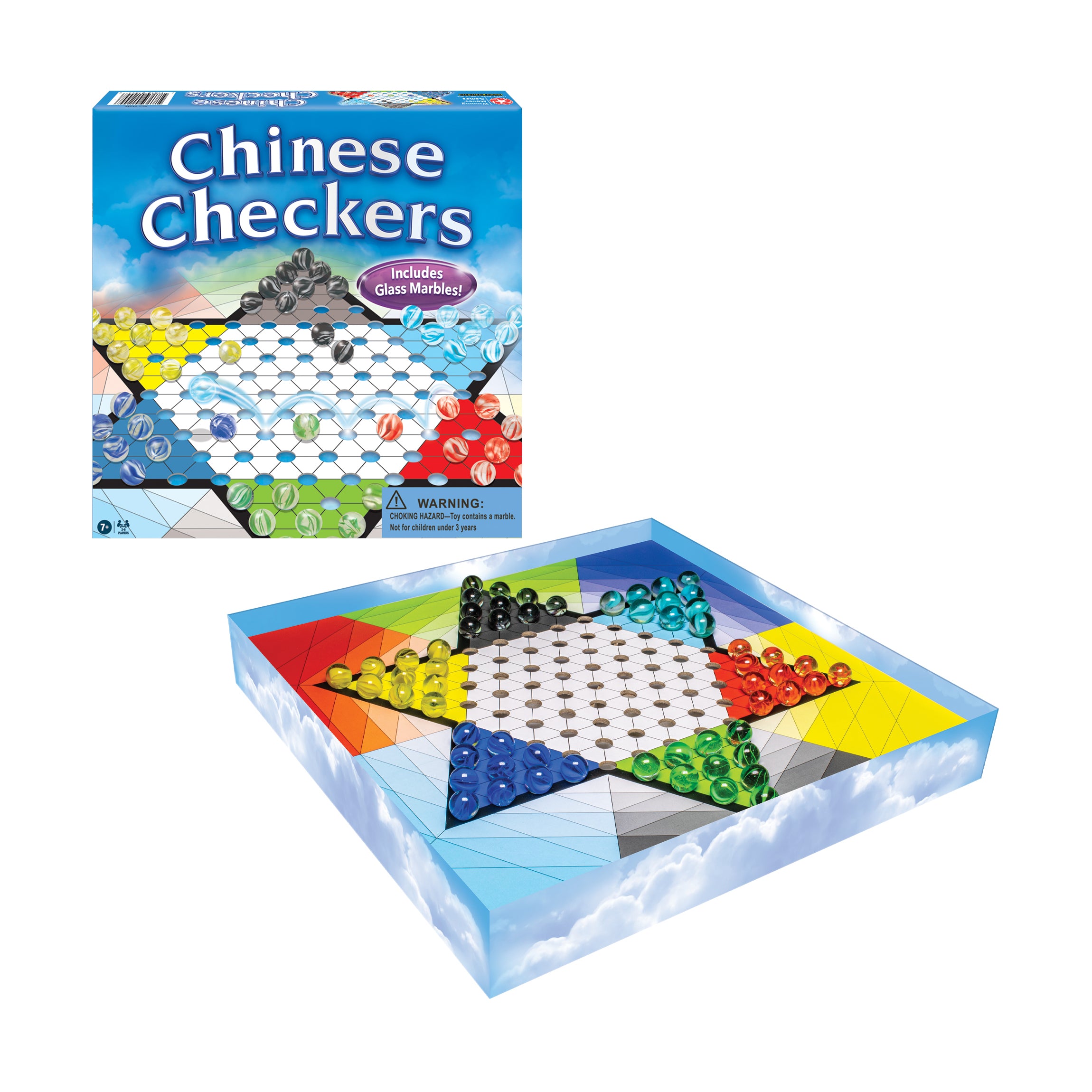 Classic Chinese Checkers Handcrafted Wooden Board Game Set - Image 5