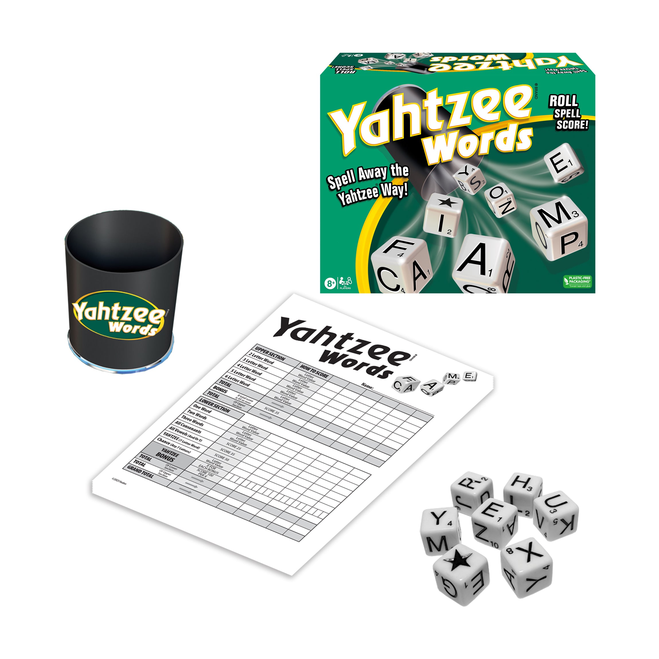 Alternative view of Yahtzee Words Dice Word-Building Game