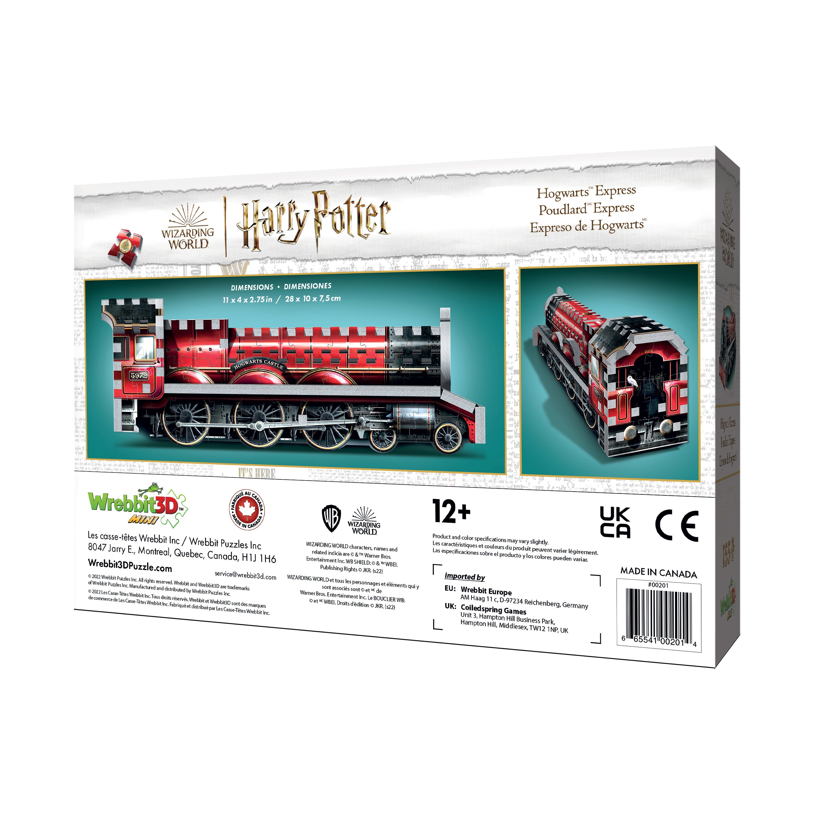 Harry Potter Hogwarts Express Mini 3D Puzzle - 155 pc - Image 3