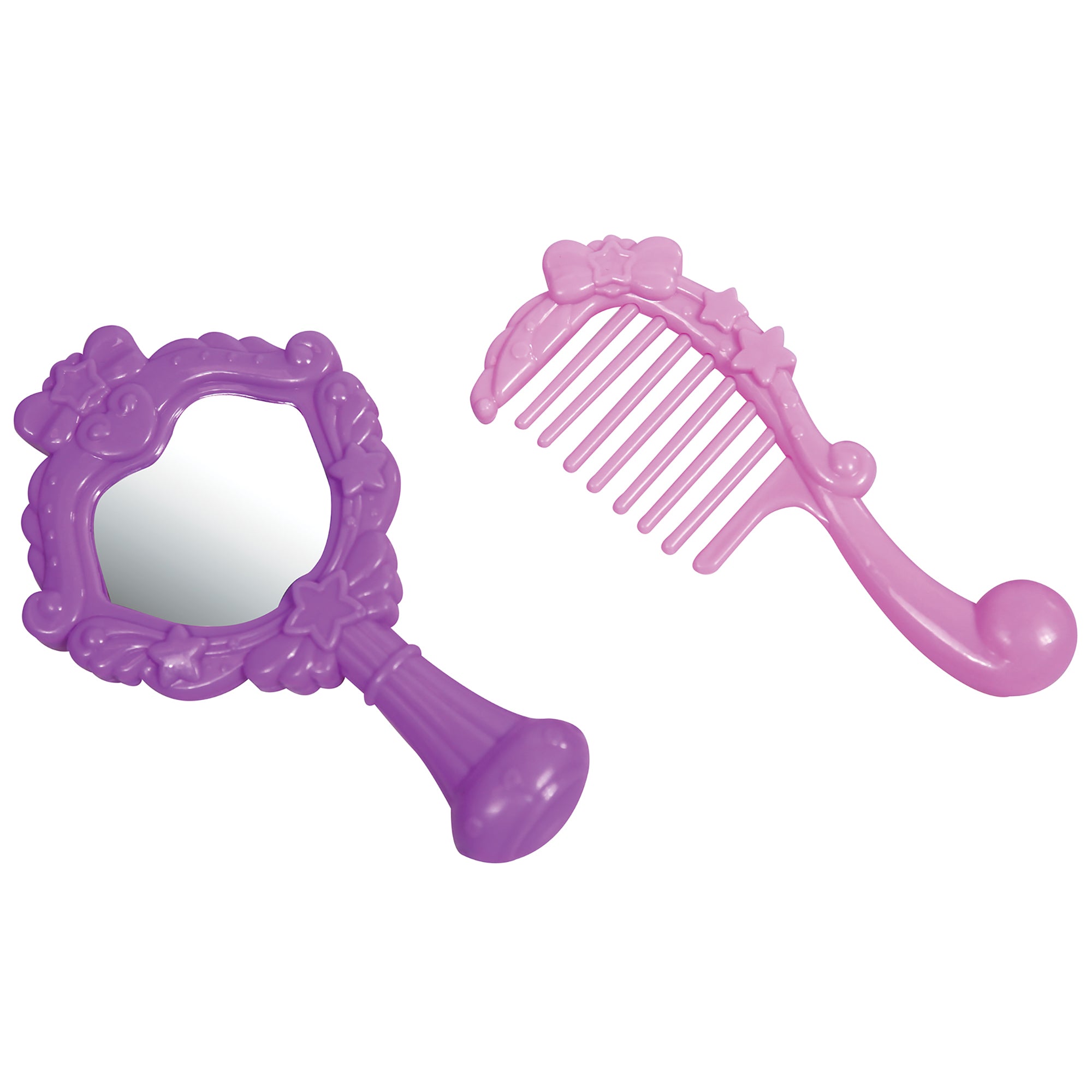 Charming Playtime Makeup Table Set with 8" Toddler Doll, Pink - Image 3