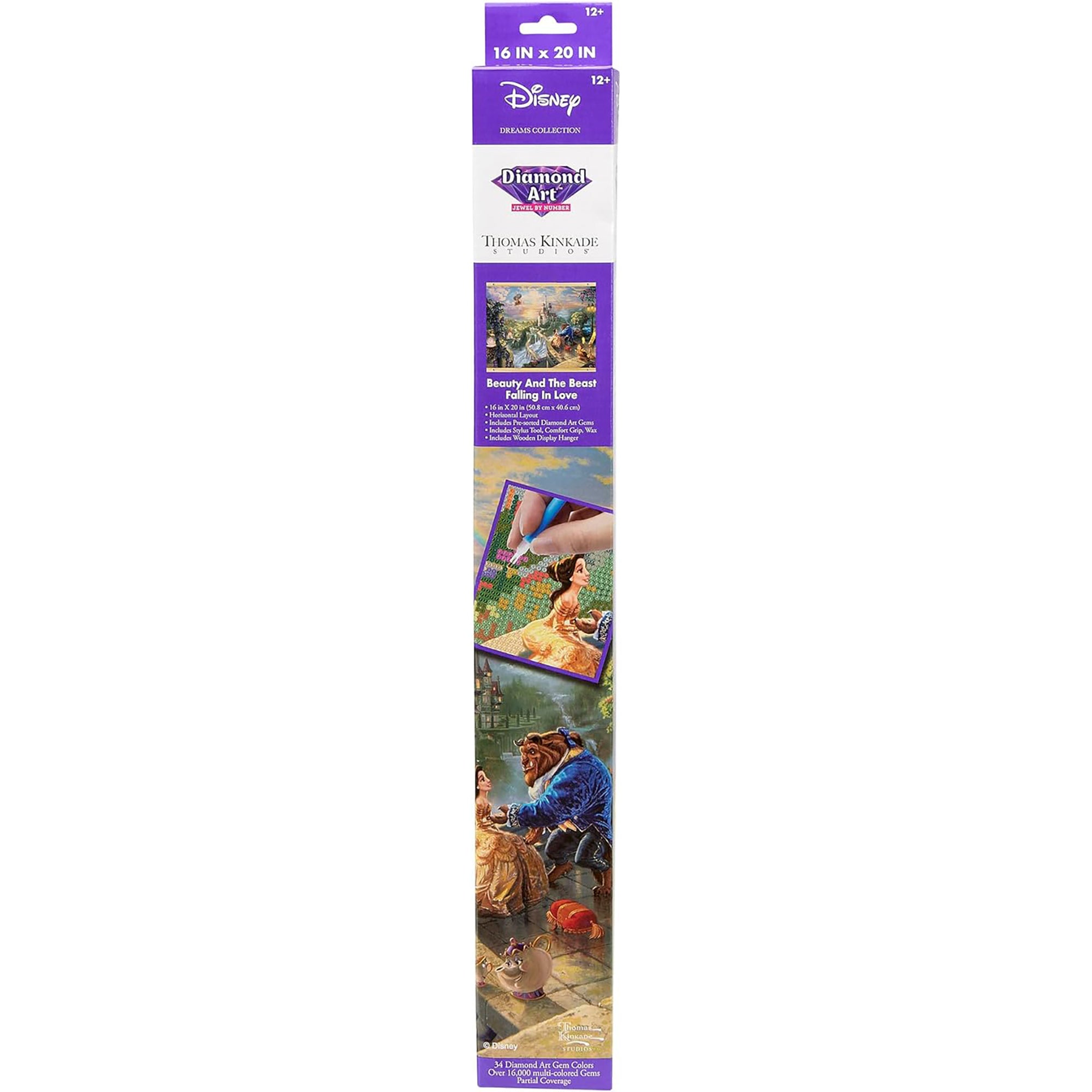 Alternative view of RoseArt Disney Dreams: Beauty and the Beast Diamond Art Kit