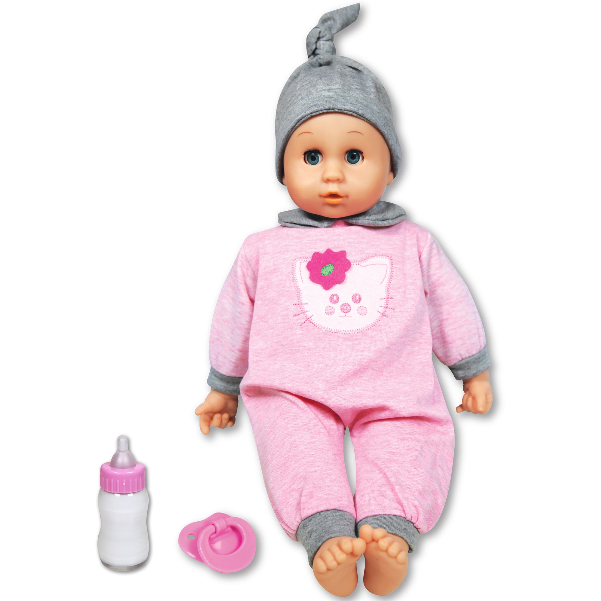 Lissi 16-inch Interactive Baby Doll Cecilia - Pink Kitty Outfit
